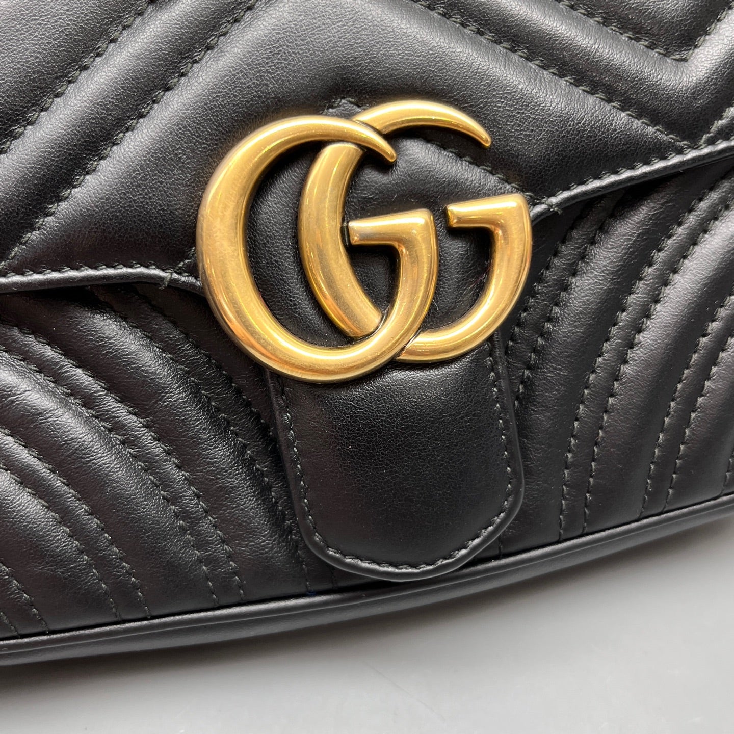 Gucci - Marmont - Leather - Black - (small)