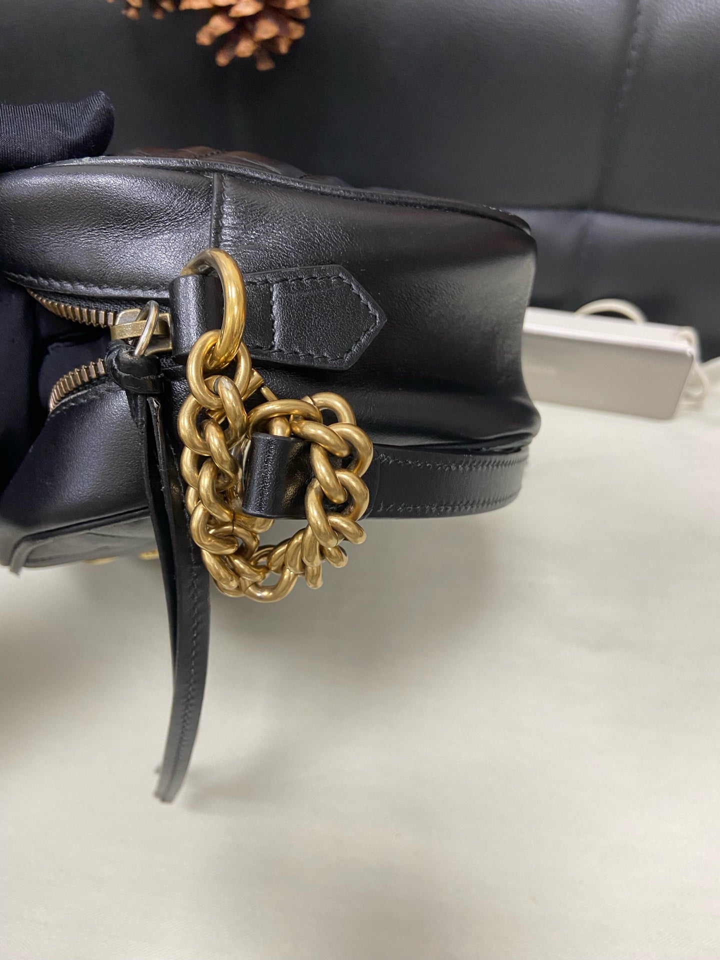 Gucci - Marmont - Leather - Black - (small)