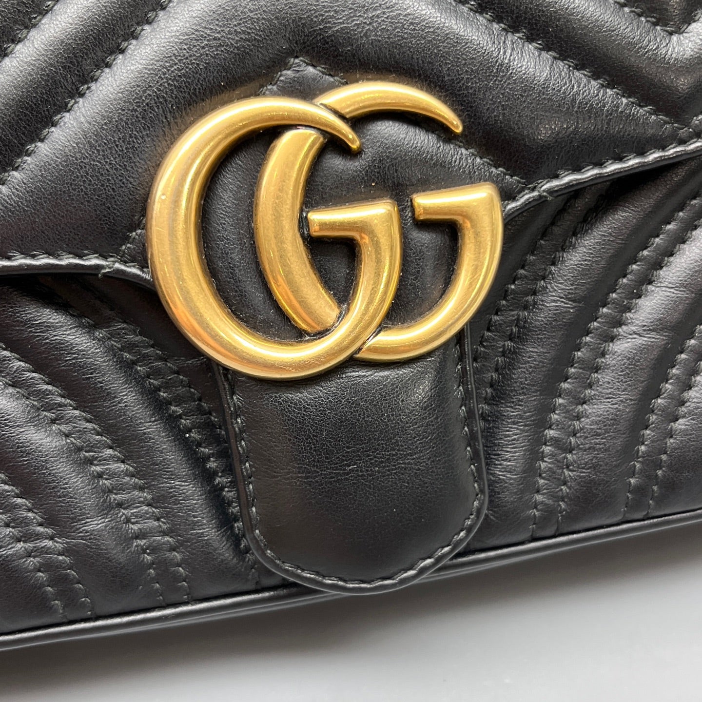Gucci - Marmont - Leather - Black - (small)