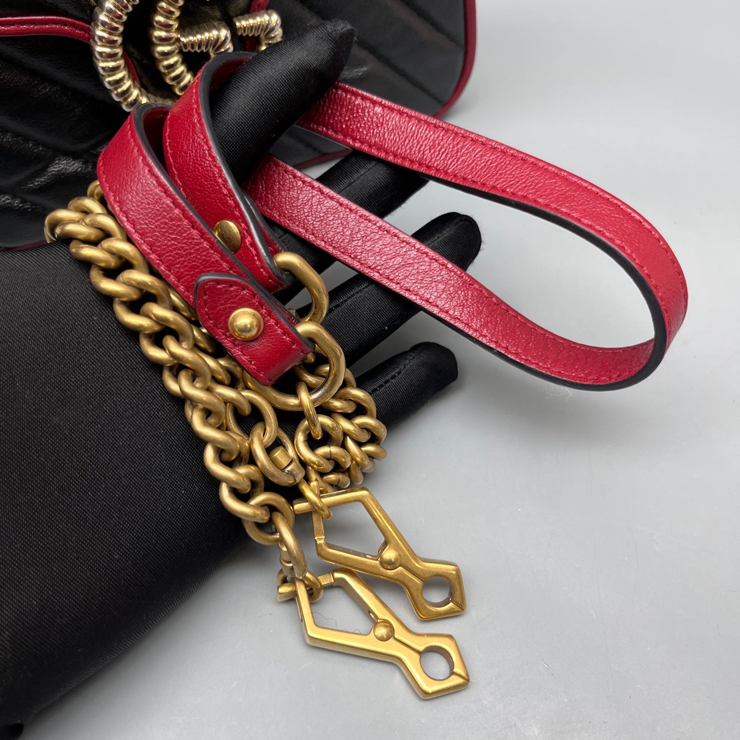 Gucci - Marmont - Leather - Black - (small)