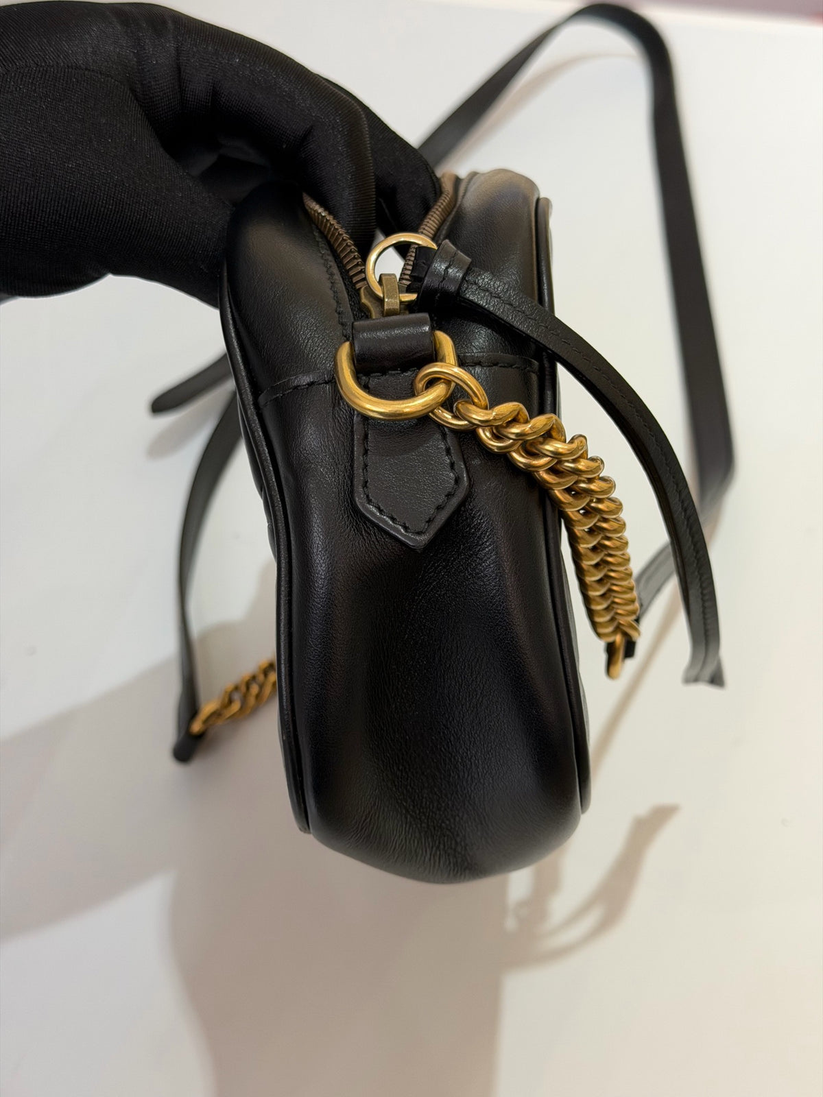 Gucci - Marmont - Leather - Black - (small)