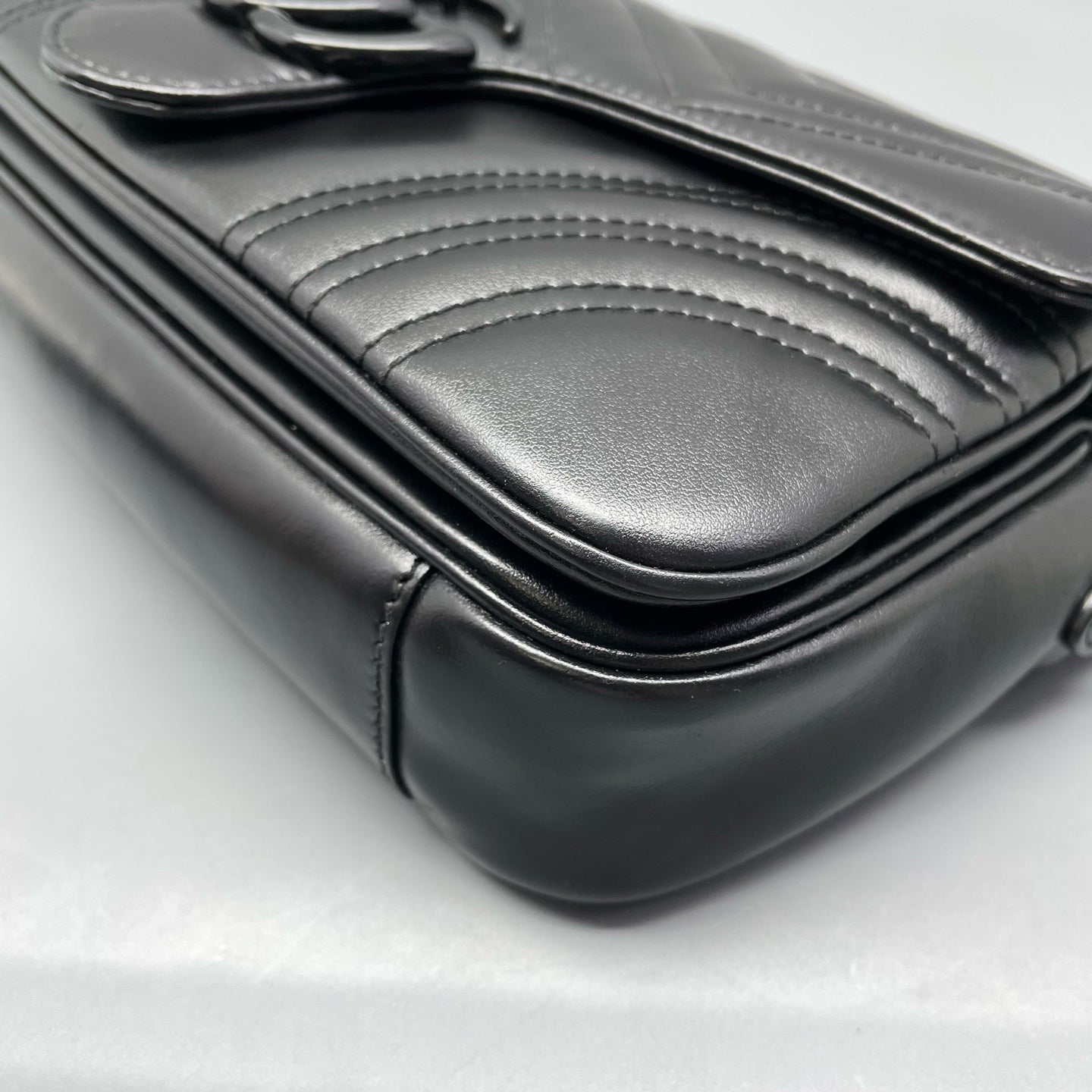 Gucci - Marmont - Leather - Black - (small)