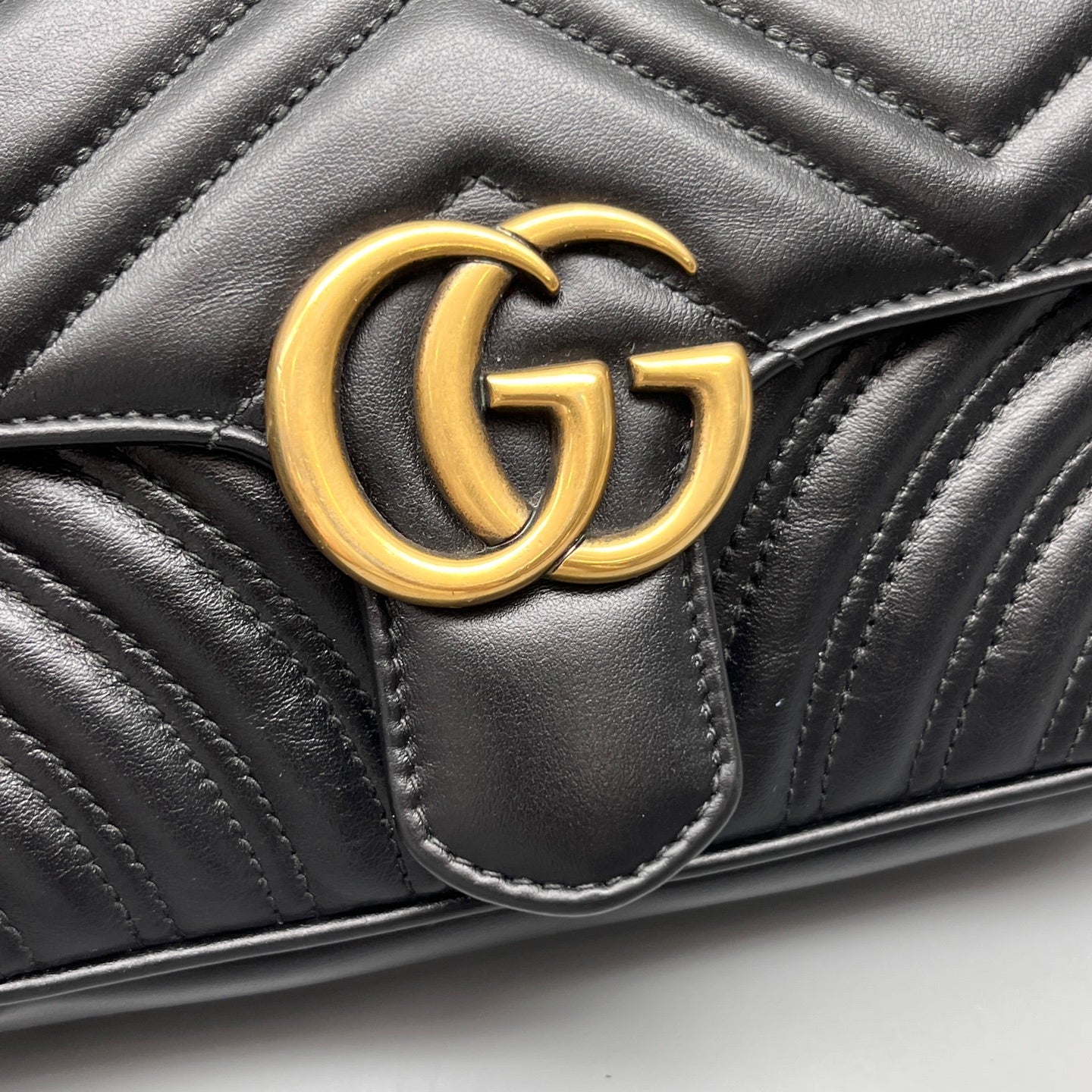 Gucci - Marmont - Leather - Black - (small)
