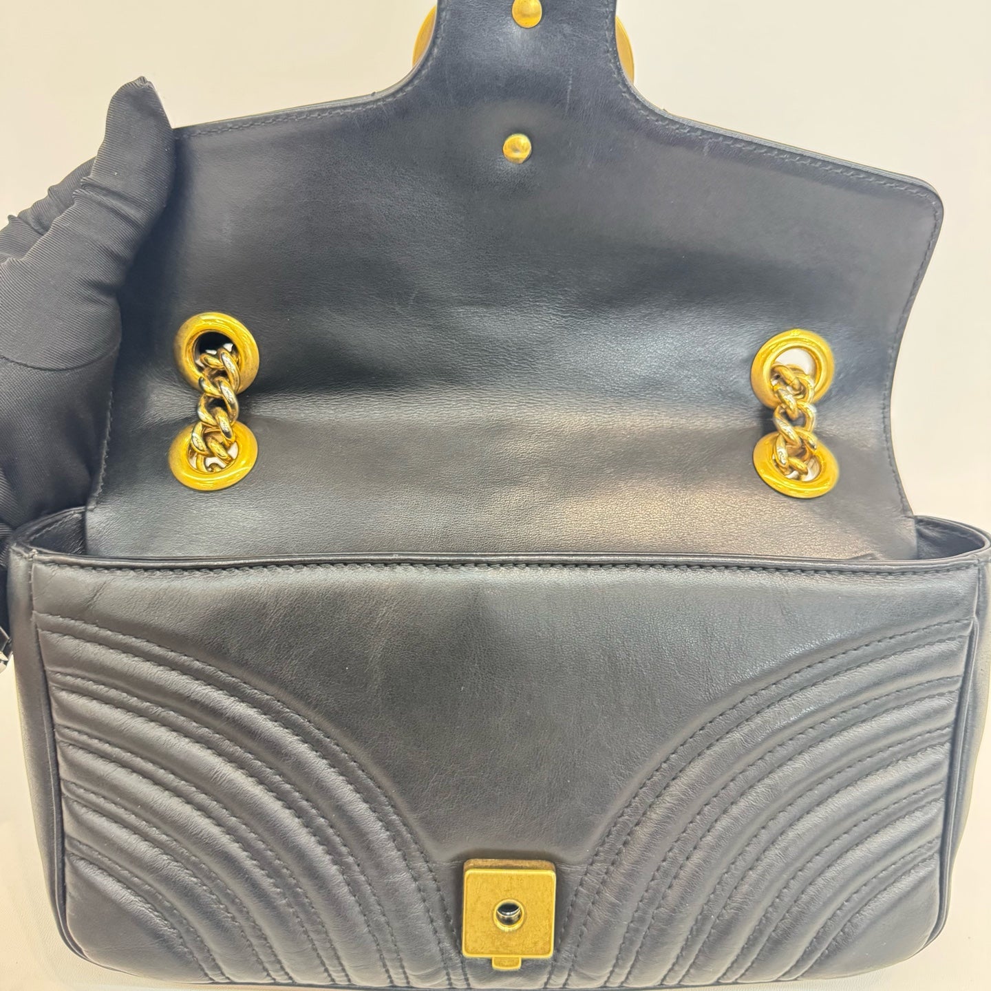 Gucci - Marmont - Leather - Black - (small)