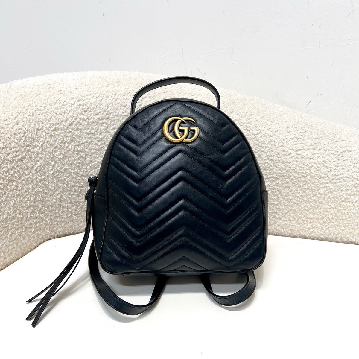 Gucci - Marmont - Leather - Black - (small)