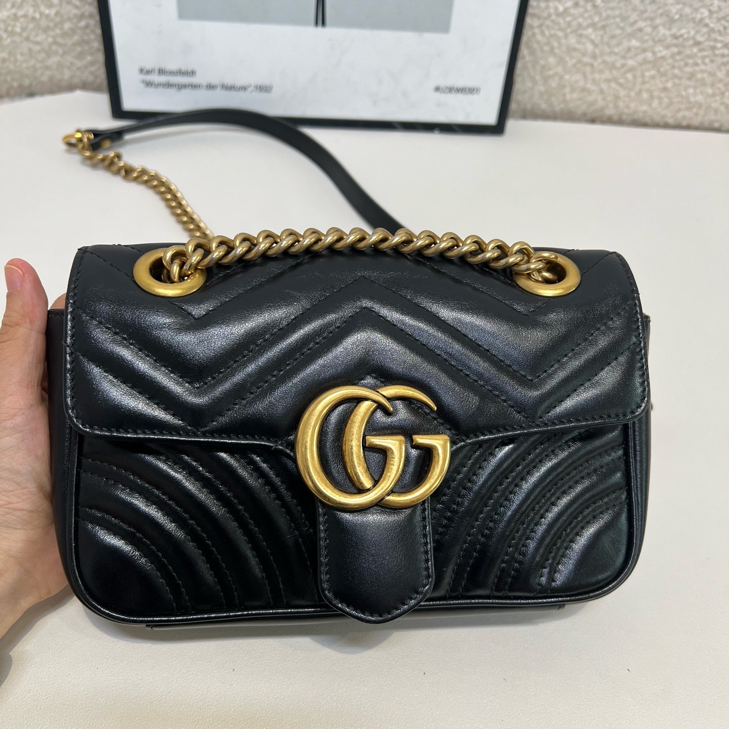 Gucci - Marmont - Leather - Black - (small)