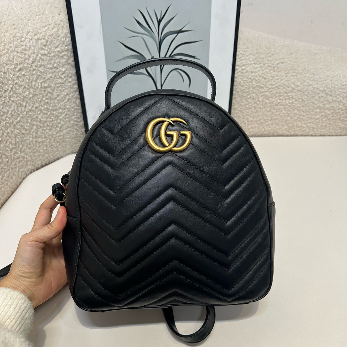 Gucci - Marmont - Leather - Black - (small)