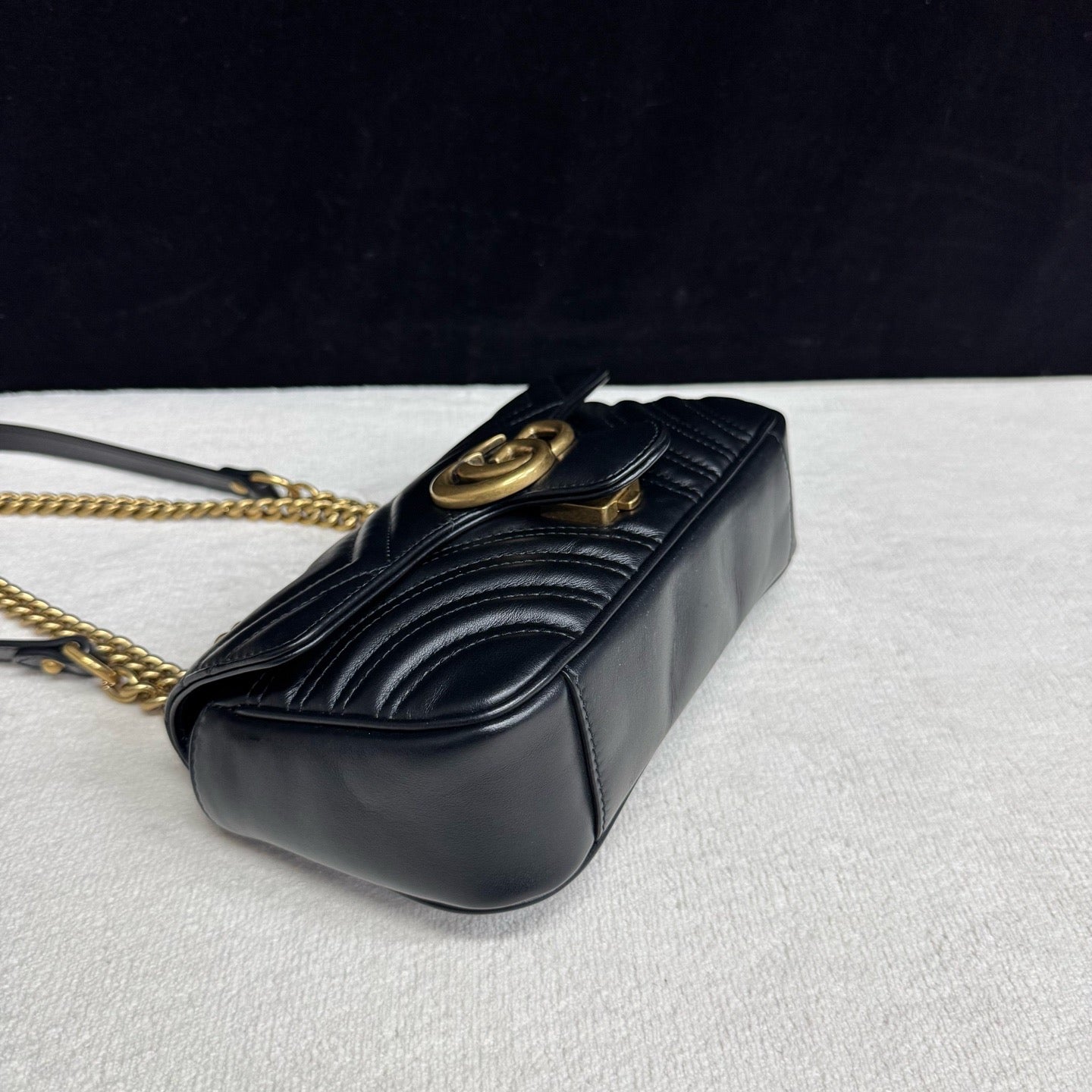 Gucci - Marmont - Leather - Black - (small)