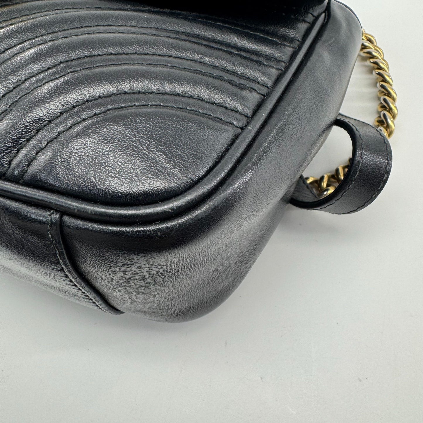 Gucci - Marmont - Leather - Black - (small)