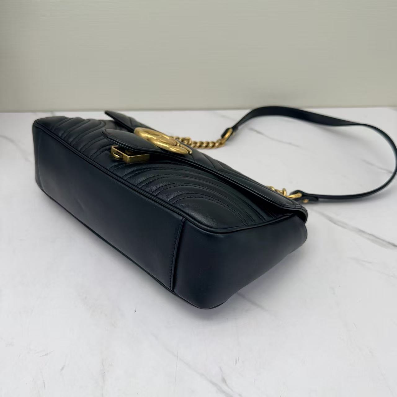 Gucci - Marmont - Leather - Black - (small)
