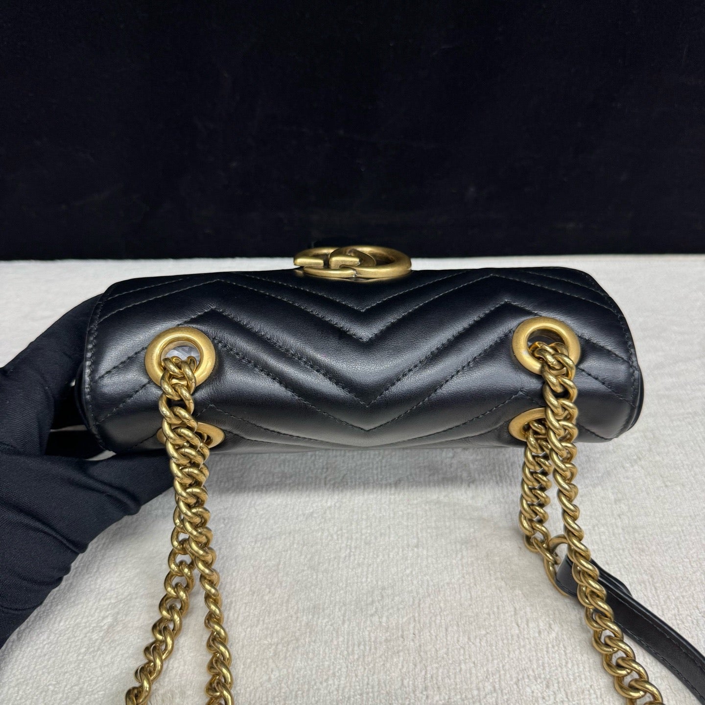 Gucci - Marmont - Leather - Black - (small)