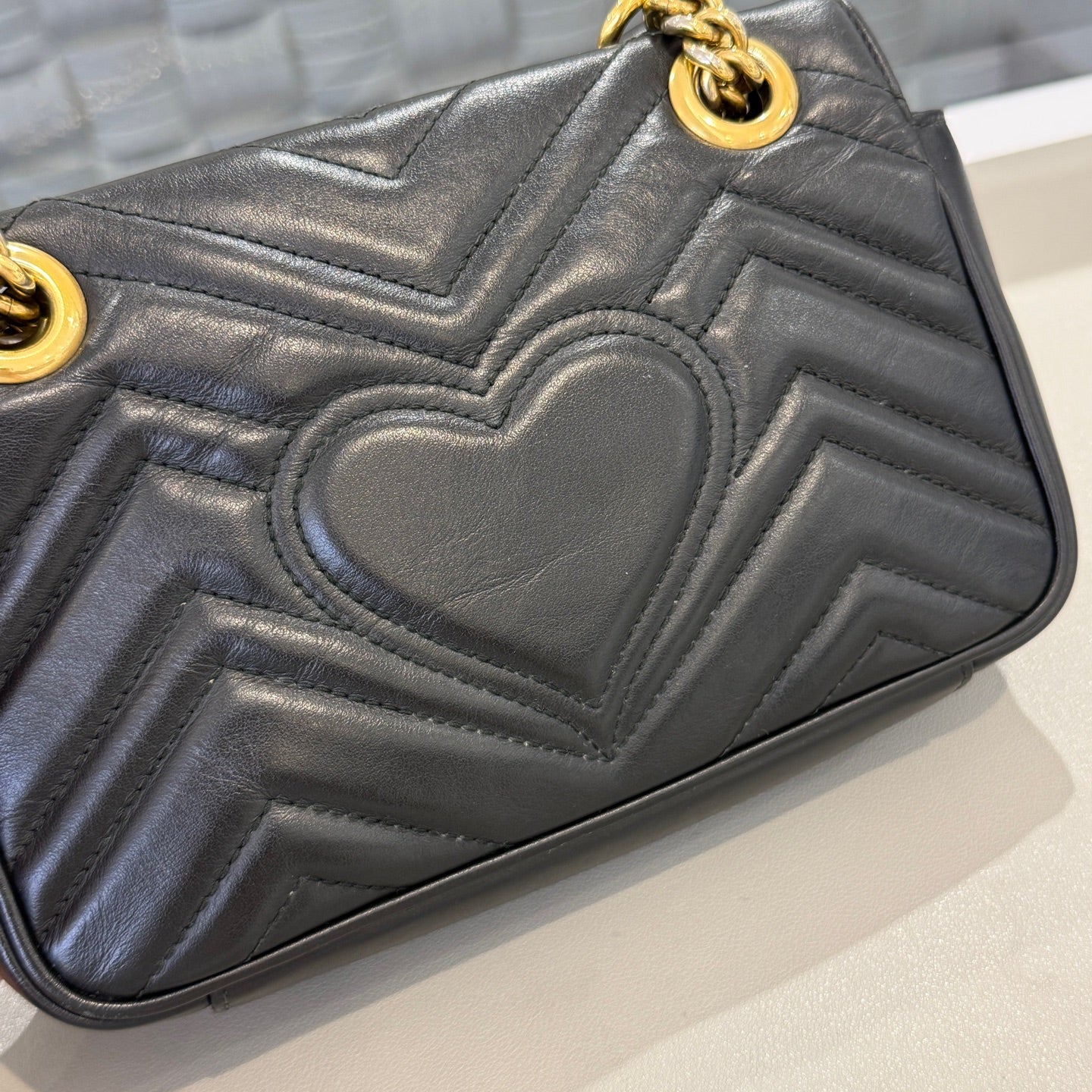 Gucci - Marmont - Leather - Black - (small)