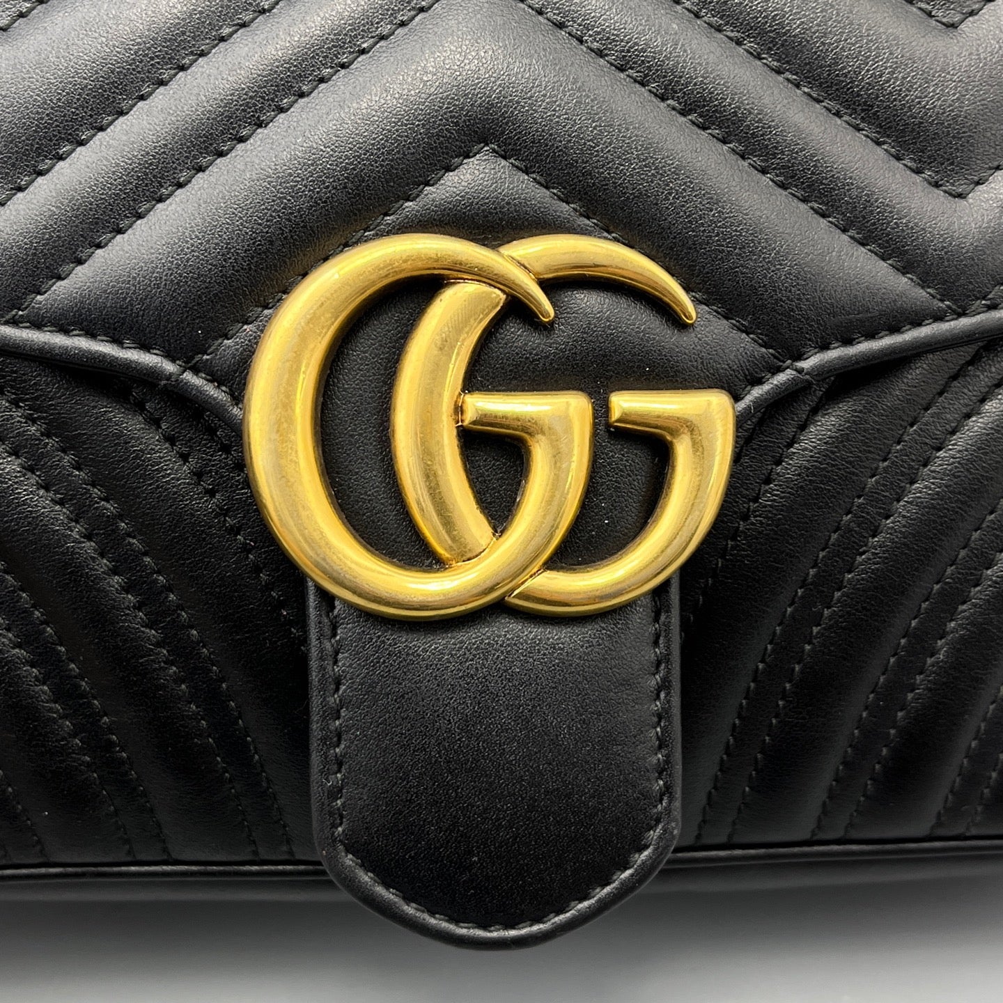 Gucci - Marmont - Leather - Black - (Small)