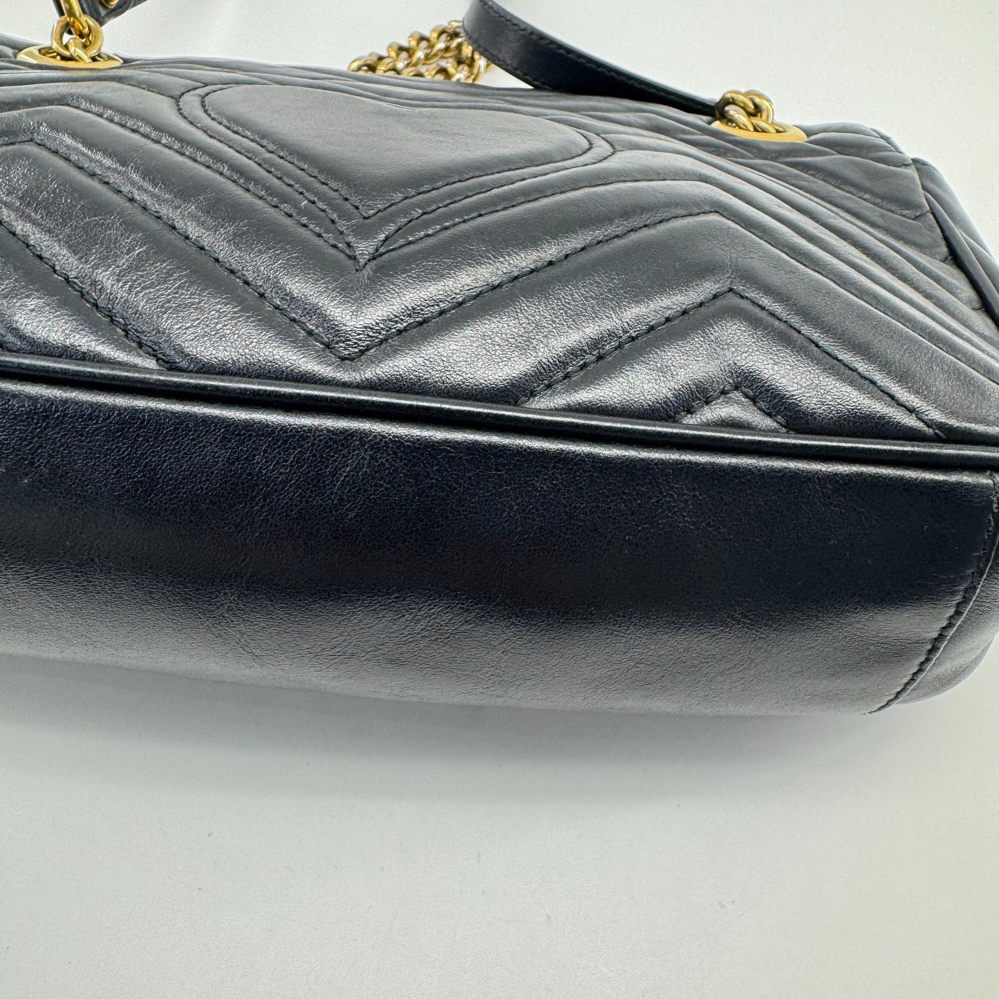 Gucci - Marmont - Leather - Black - (small)
