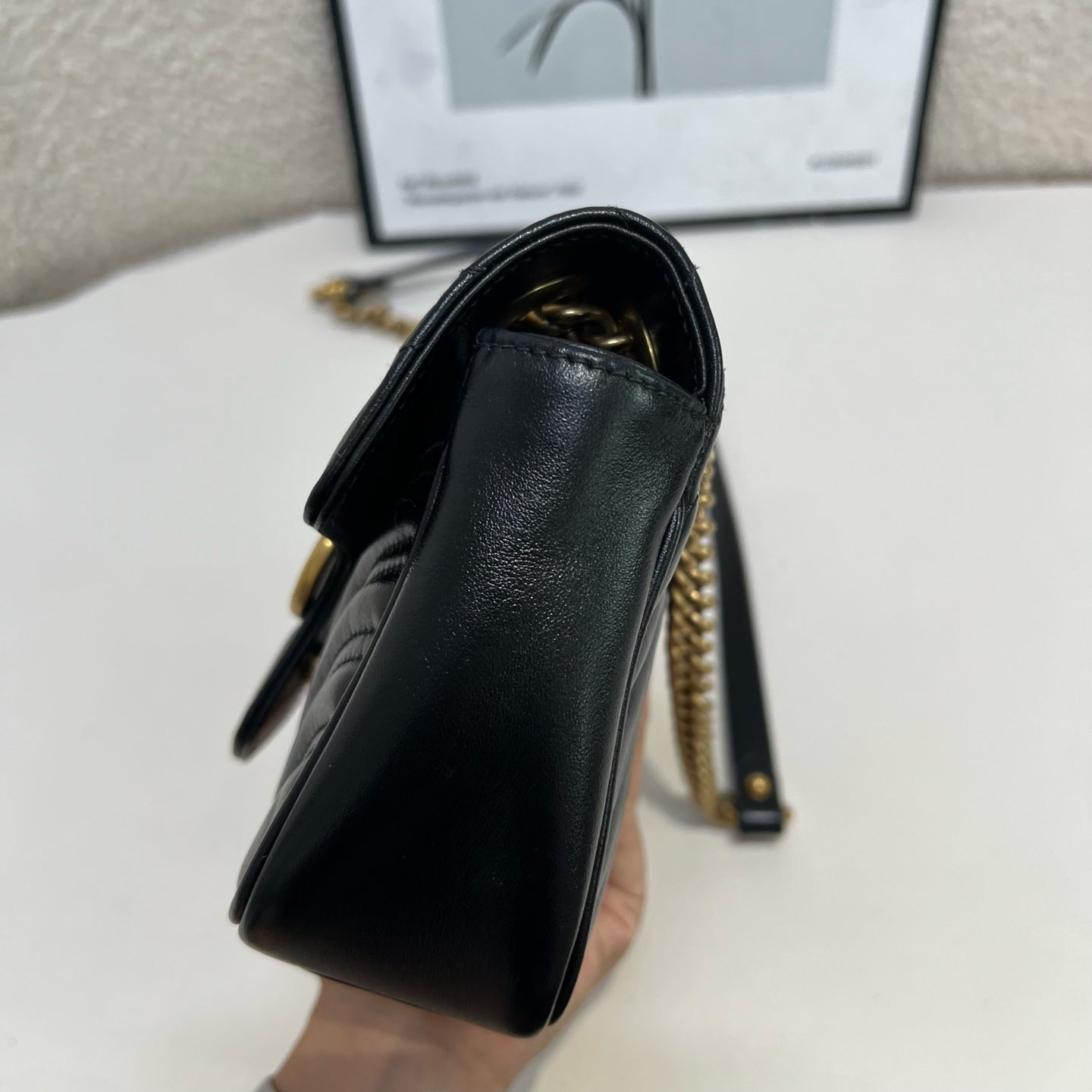 Gucci - Marmont - Leather - Black - (small)