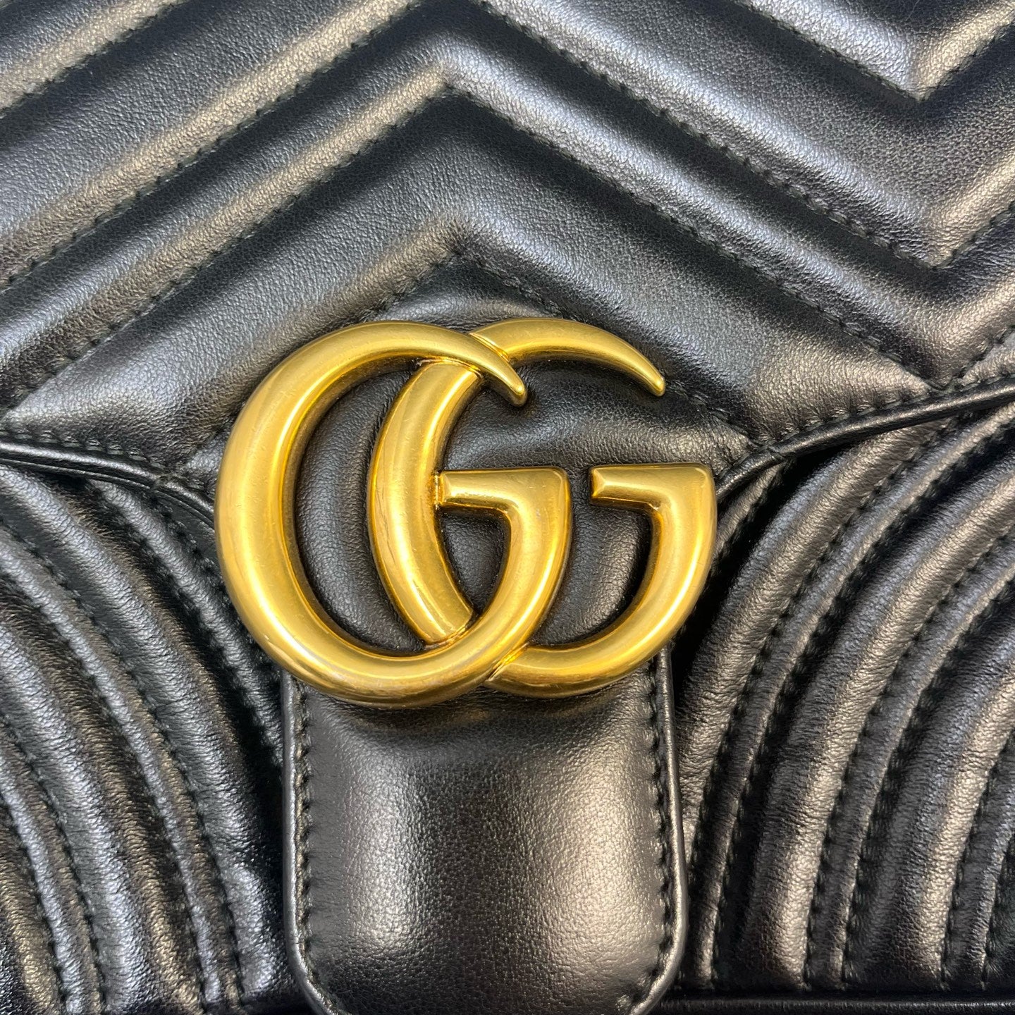 Gucci - Marmont - Leather - Black - (small)