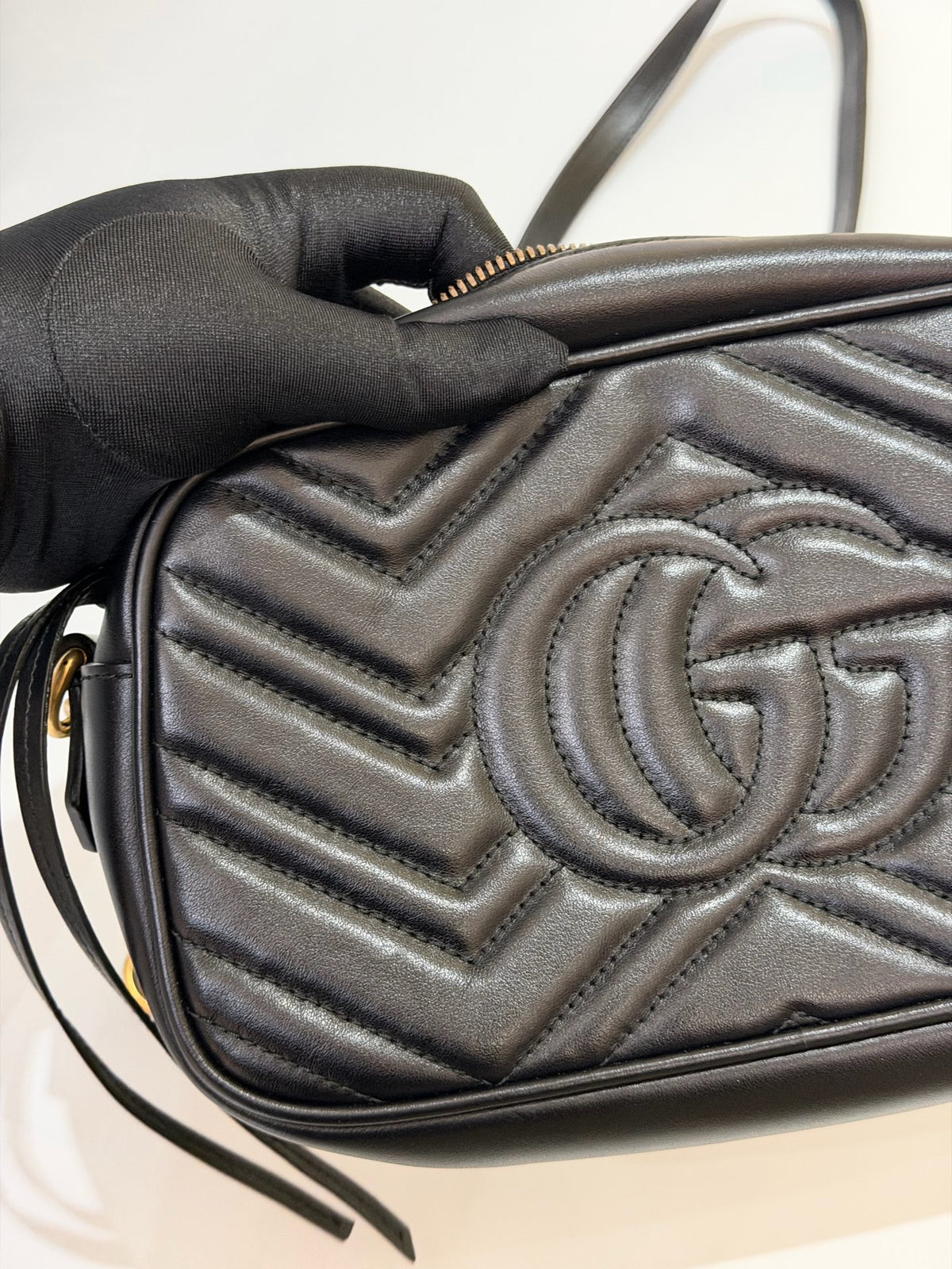 Gucci - Marmont - Leather - Black - (small)