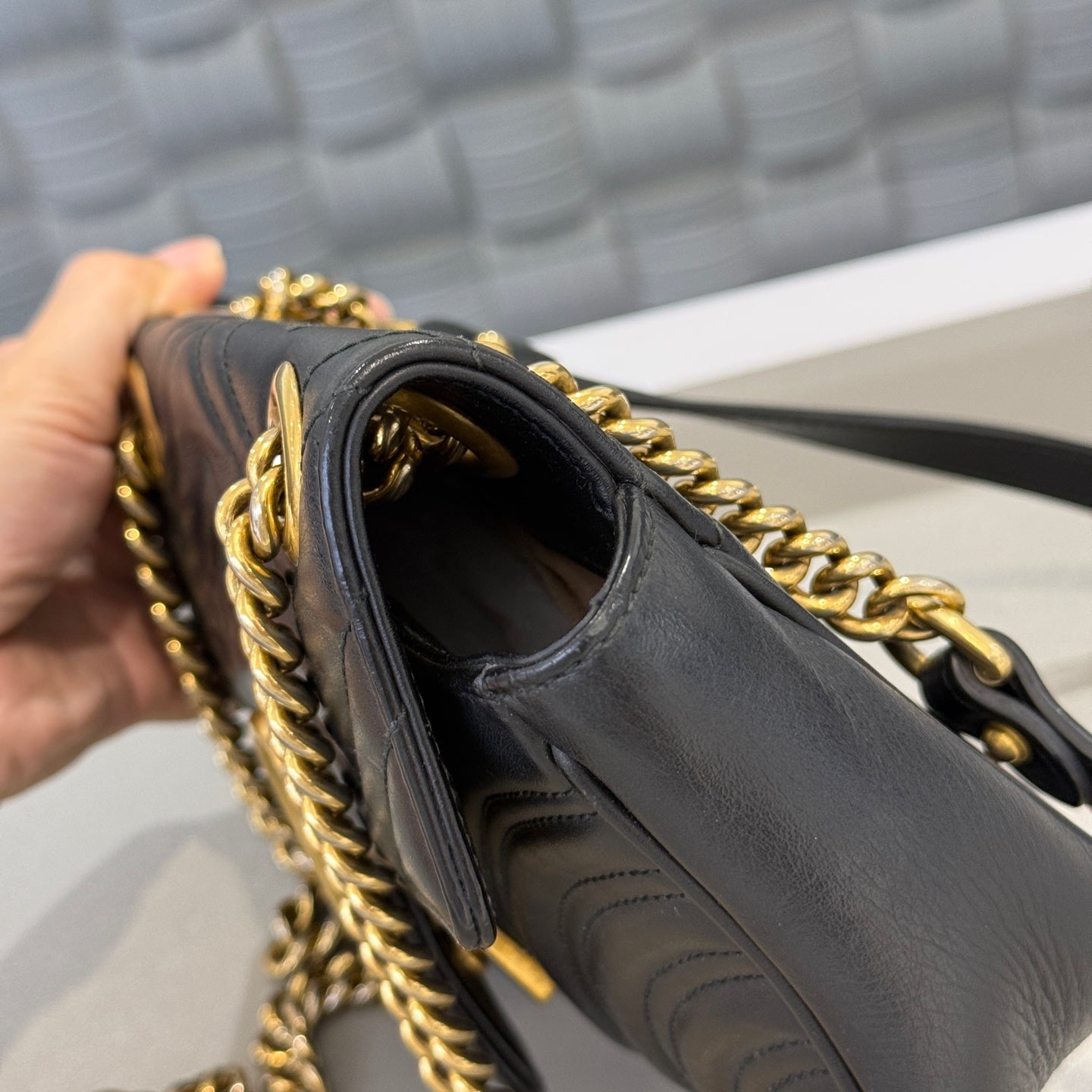Gucci - Marmont - Leather - Black - (small)
