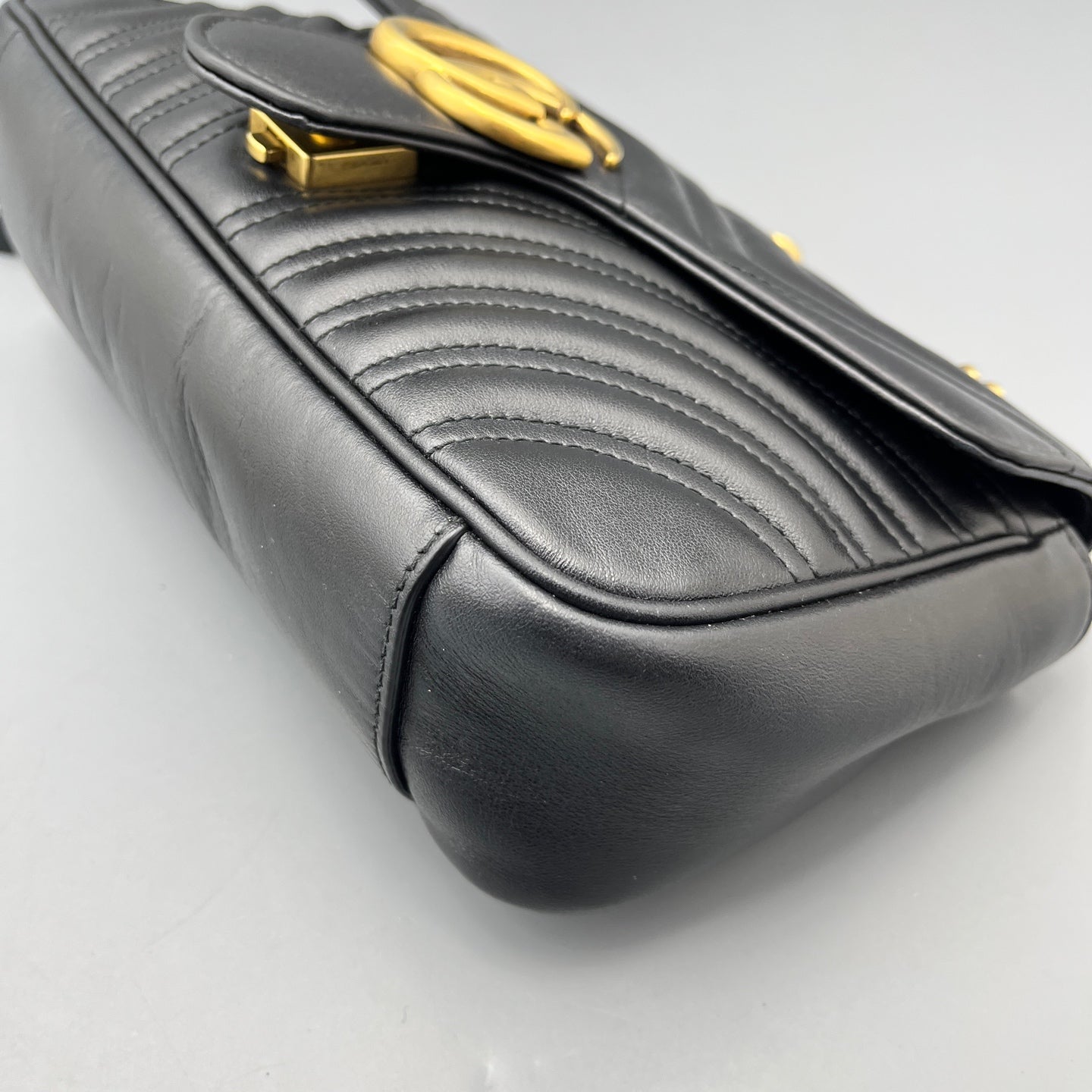 Gucci - Marmont - Leather - Black - (Small)