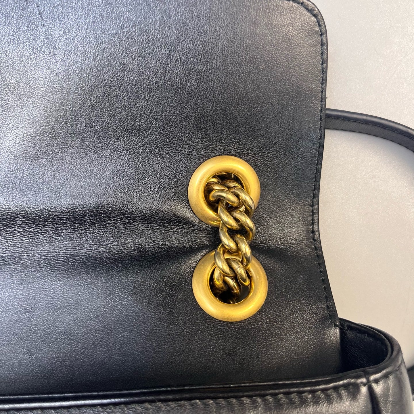 Gucci - Marmont - Leather - Black - (small)