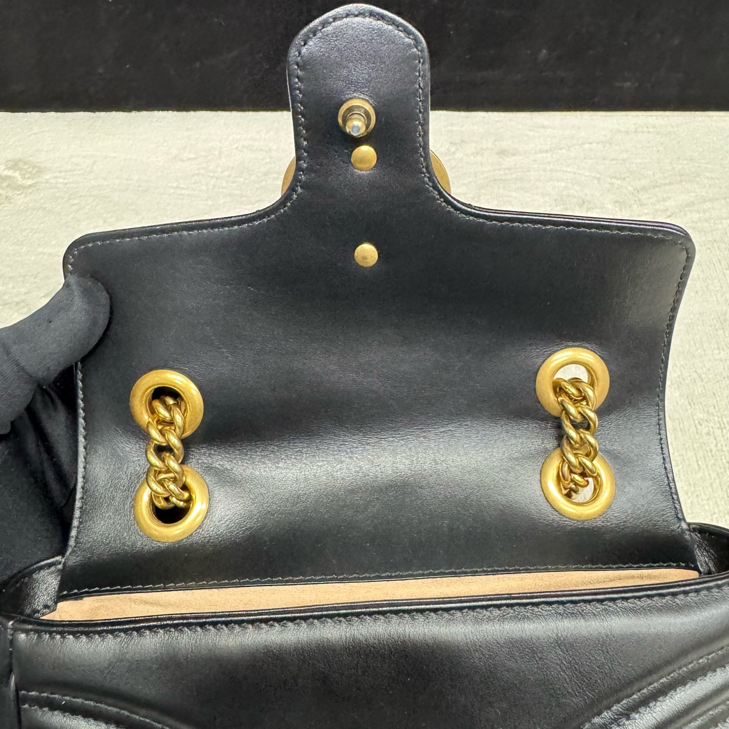 Gucci - Marmont - Leather - Black - (small)