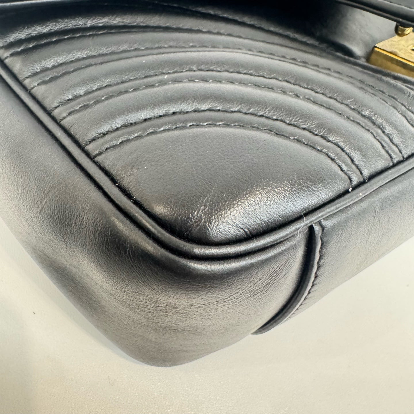 Gucci - Marmont - Leather - Black - (small)