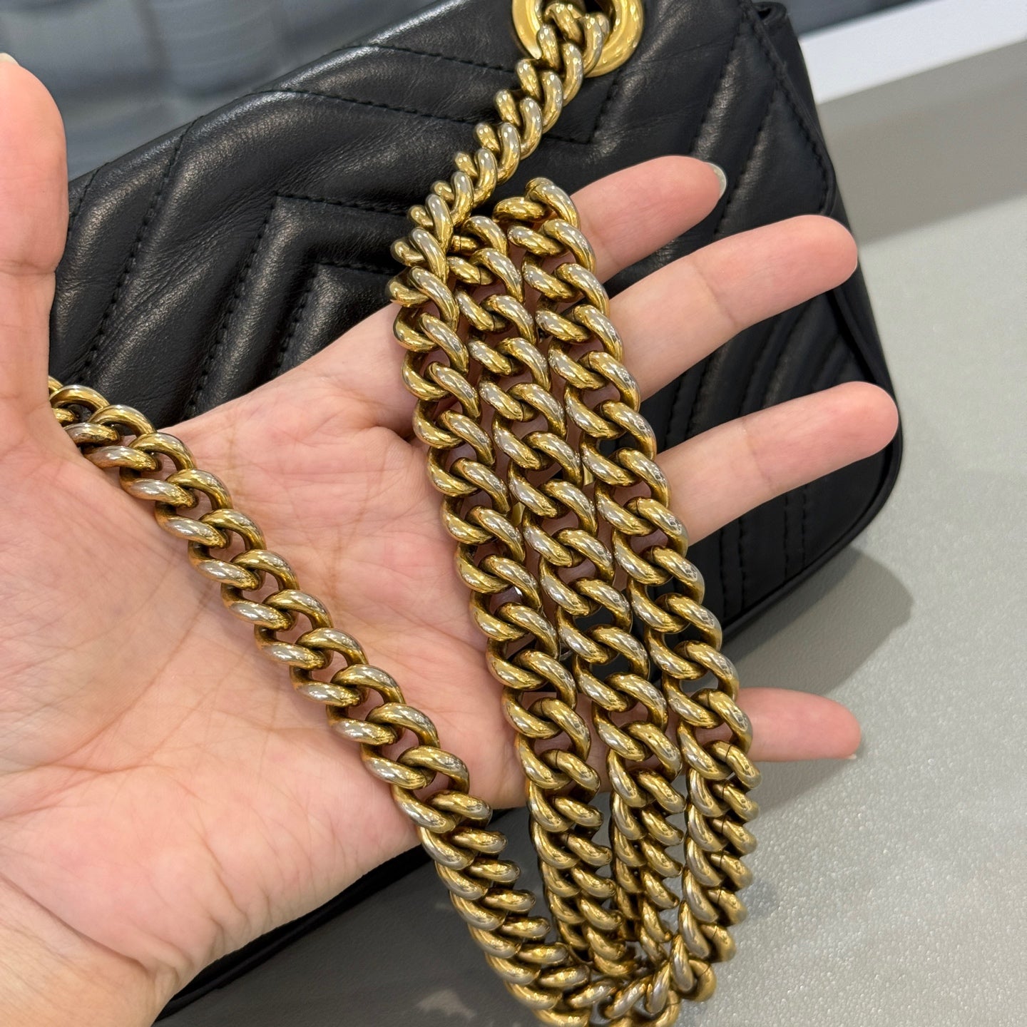 Gucci - Marmont - Leather - Black - (small)