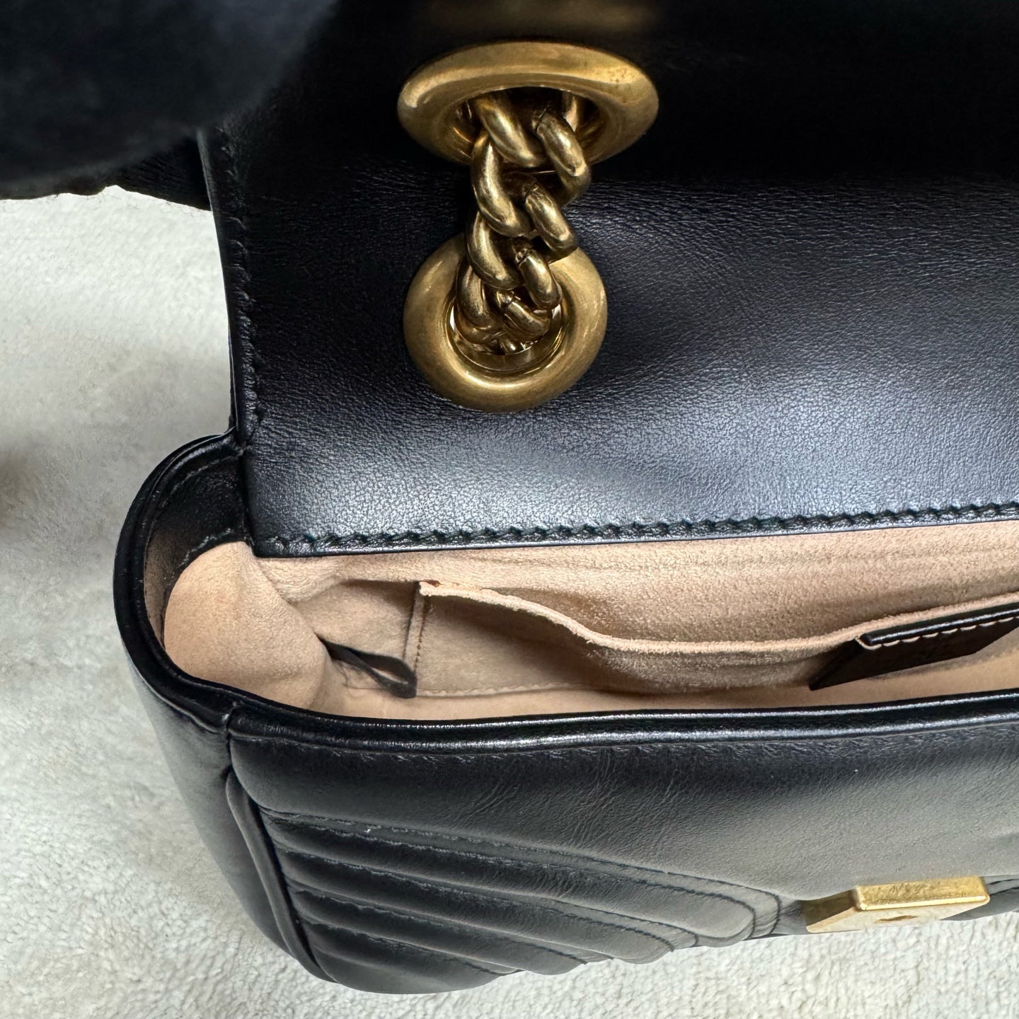 Gucci - Marmont - Leather - Black - (small)