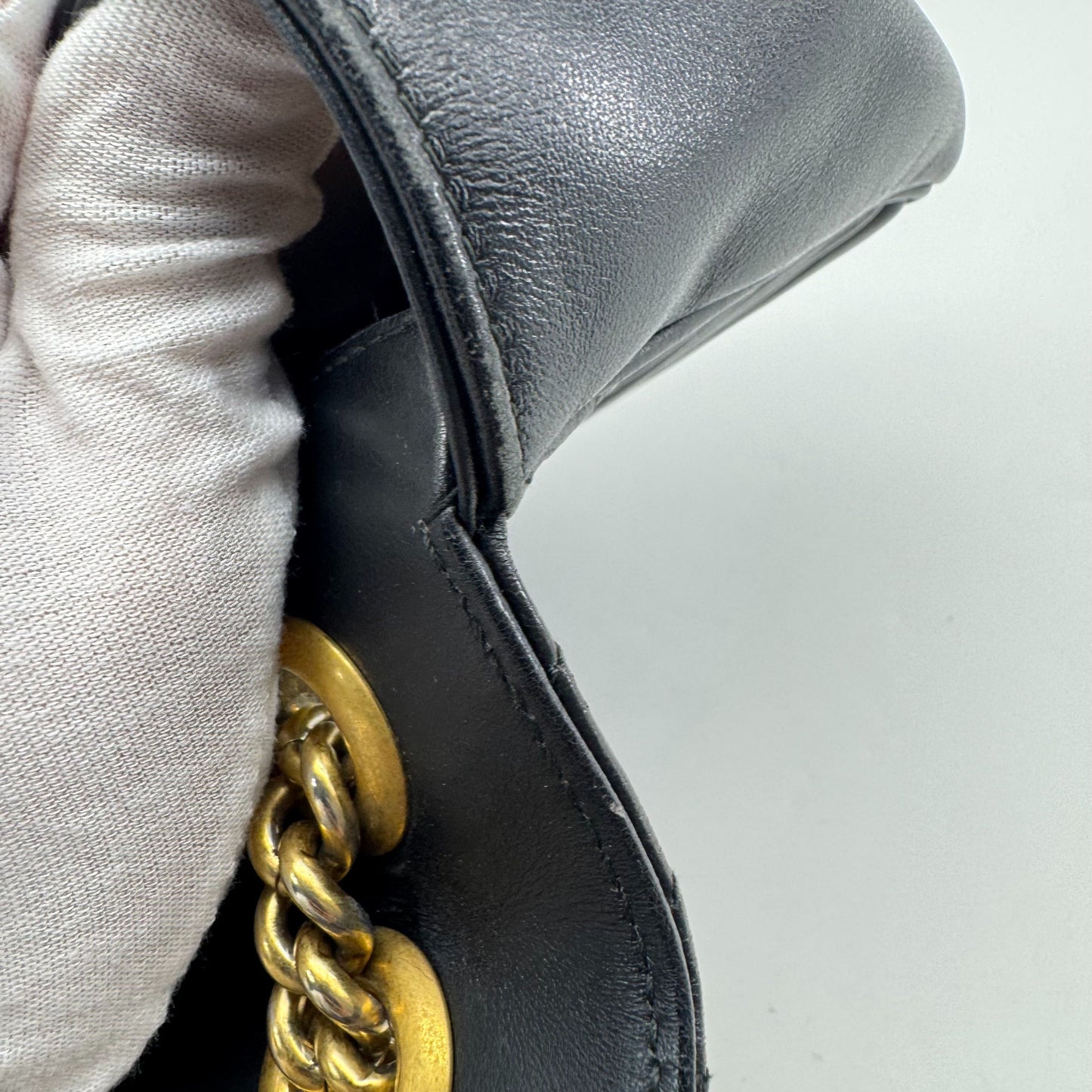 Gucci - Marmont - Leather - Black - (small)