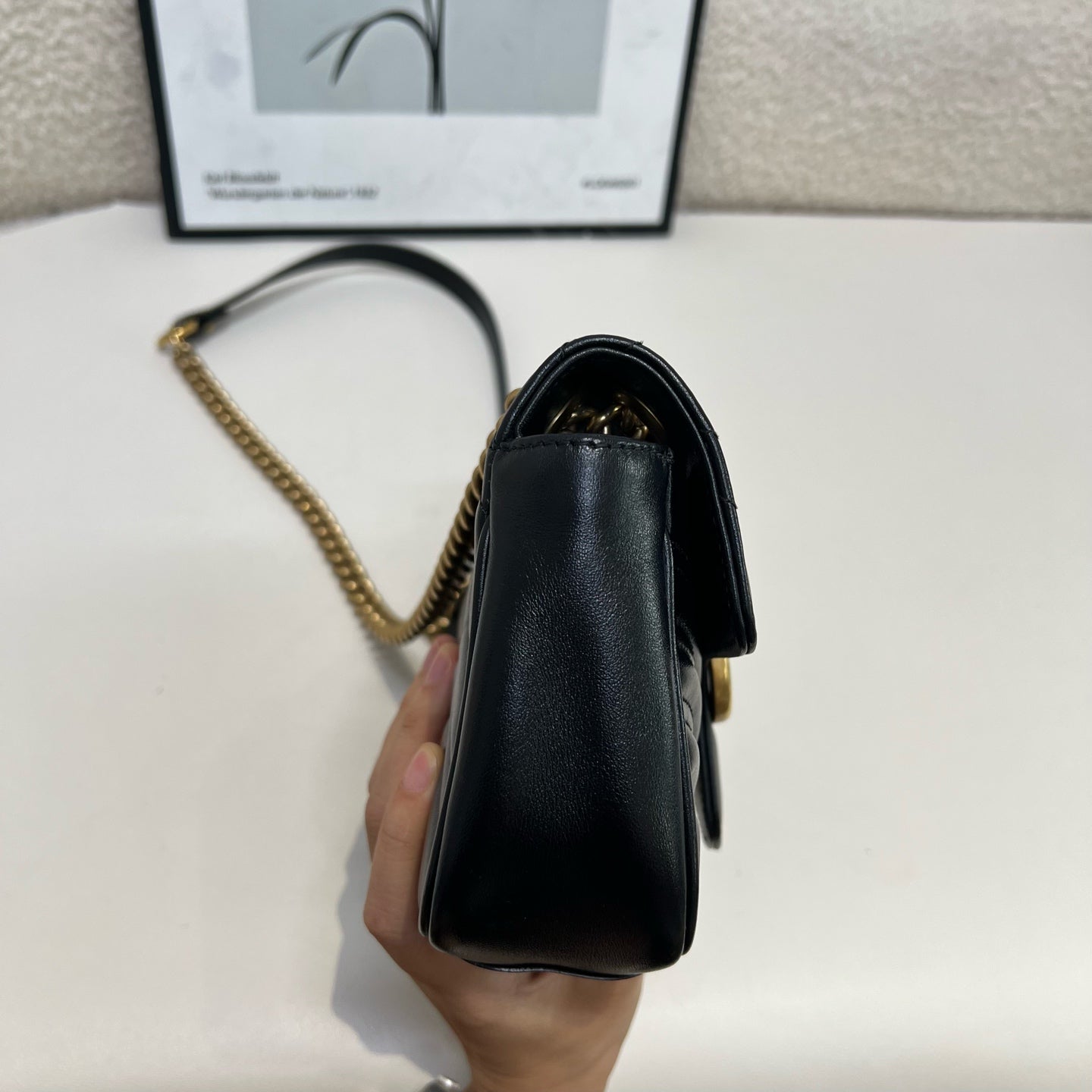 Gucci - Marmont - Leather - Black - (small)