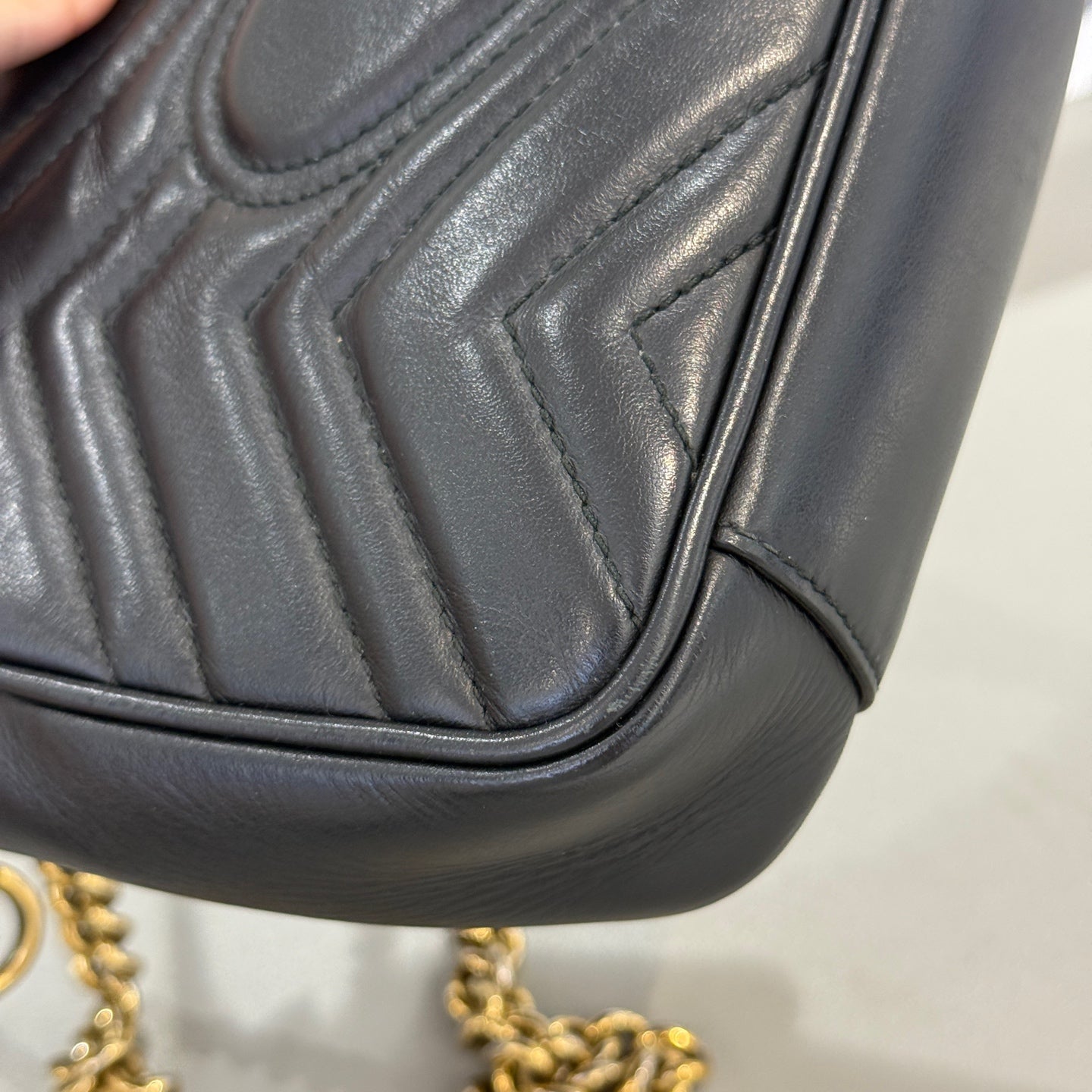Gucci - Marmont - Leather - Black - (small)
