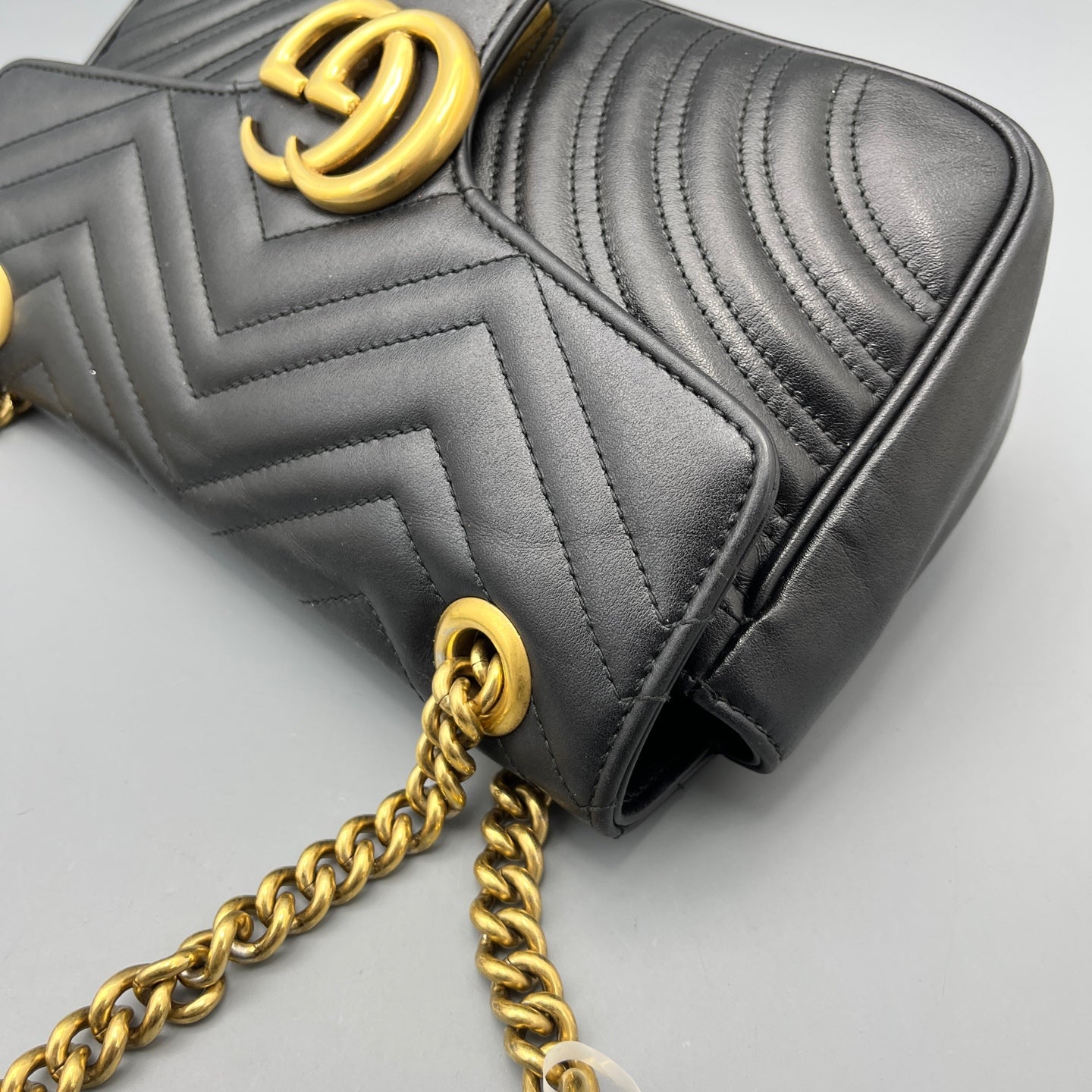 Gucci - Marmont - Leather - Black - (Small)