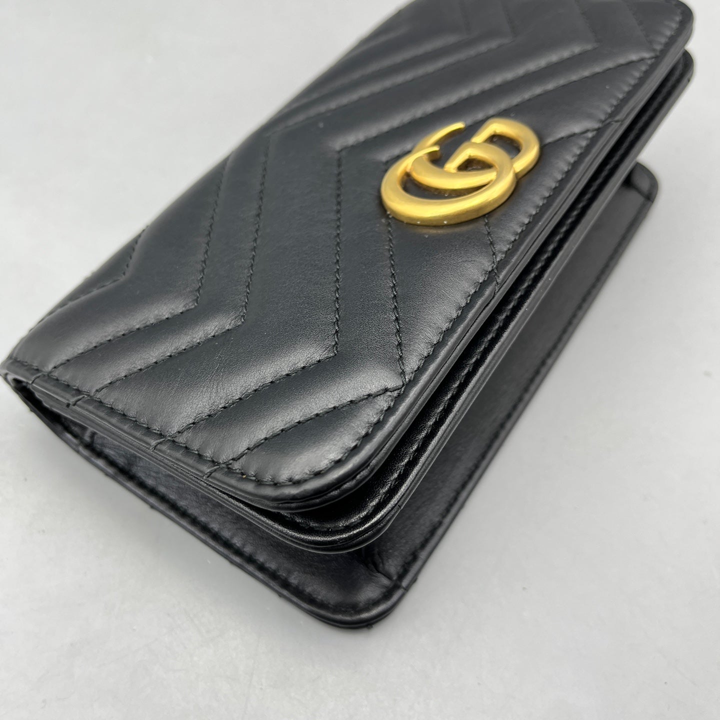 Gucci - Marmont - Leather - Black - (small)