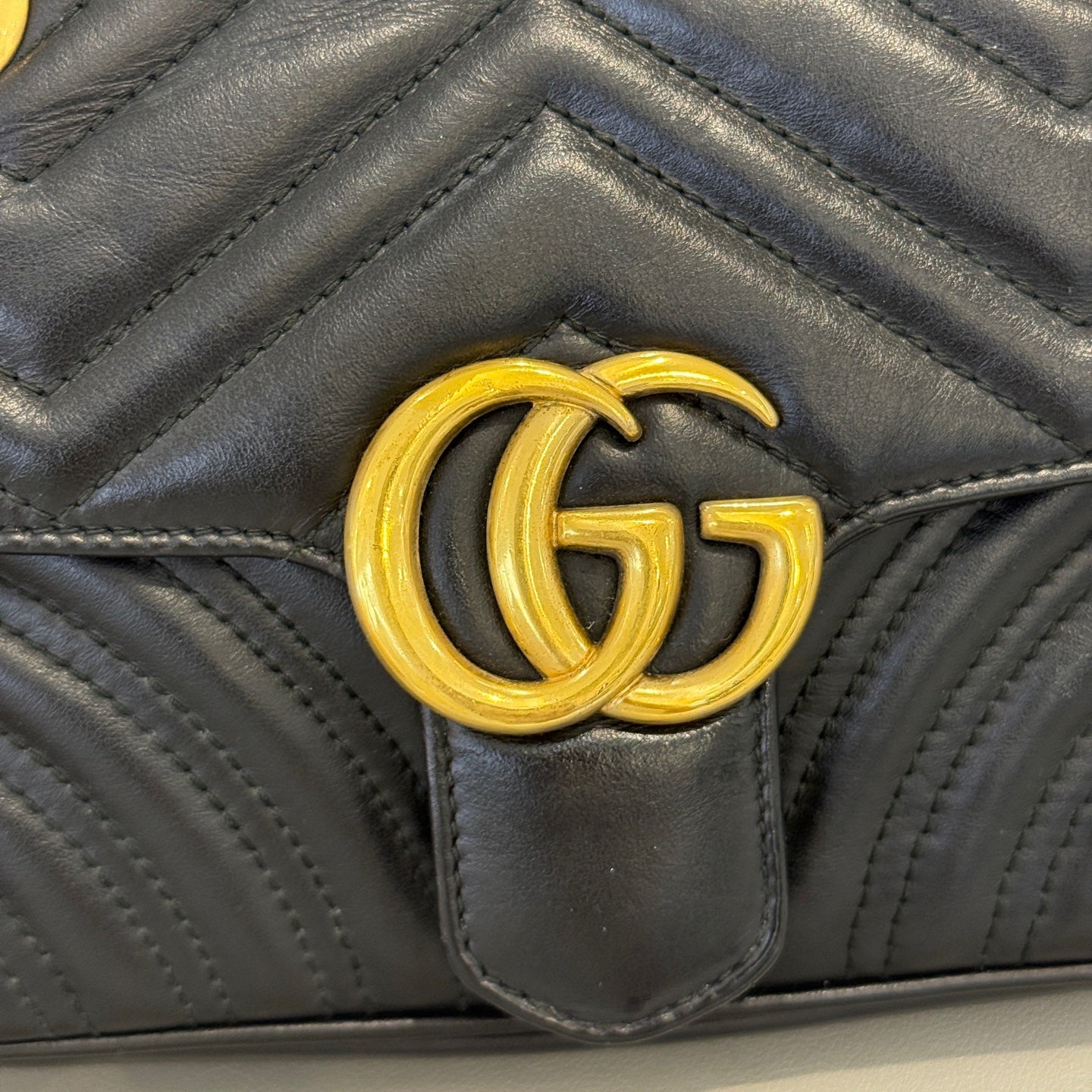 Gucci - Marmont - Leather - Black - (small)