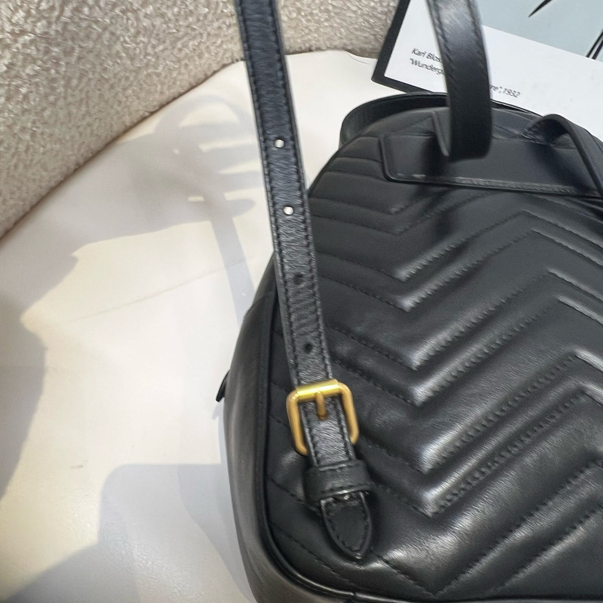 Gucci - Marmont - Leather - Black - (small)