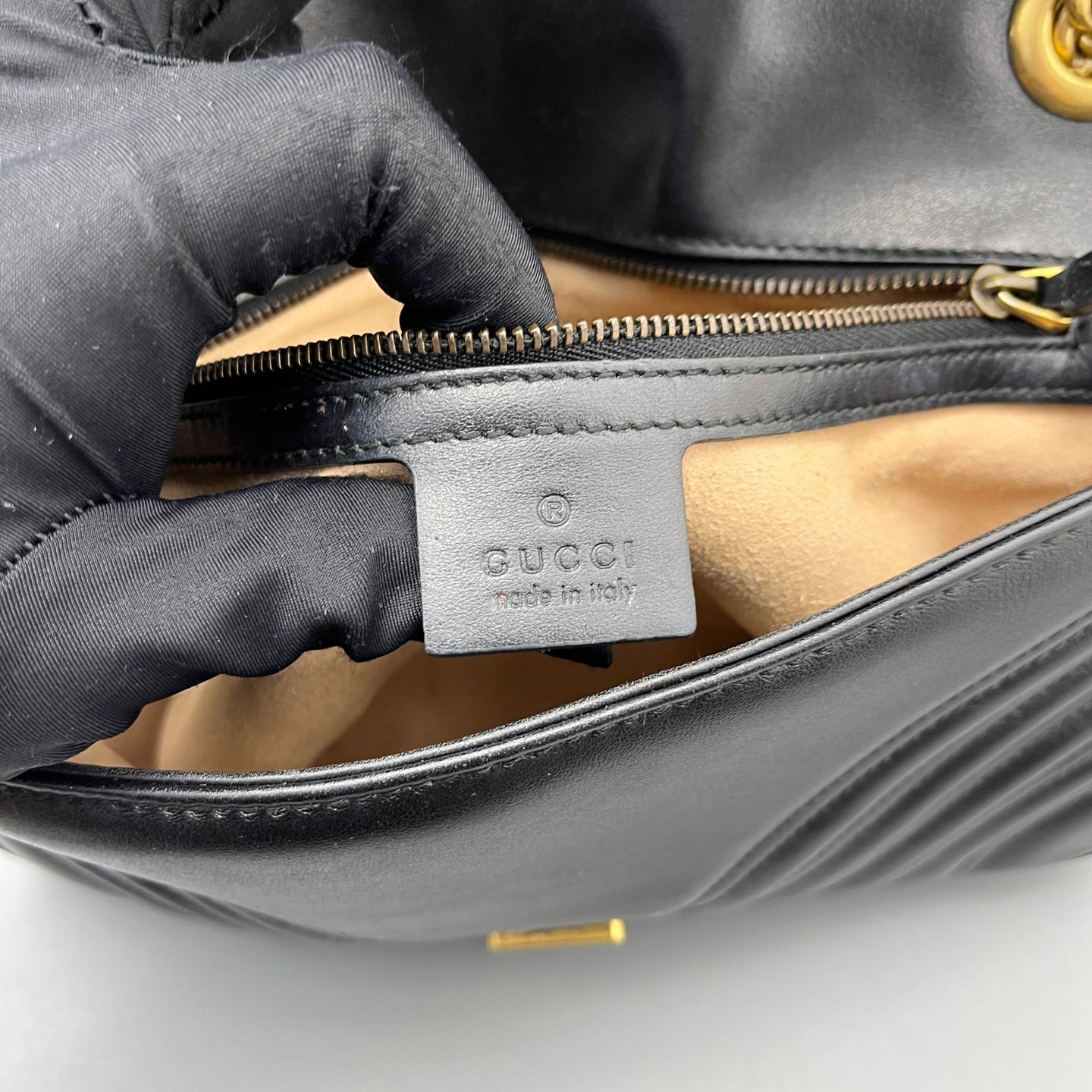 Gucci - Marmont - Leather - Black - (Small)