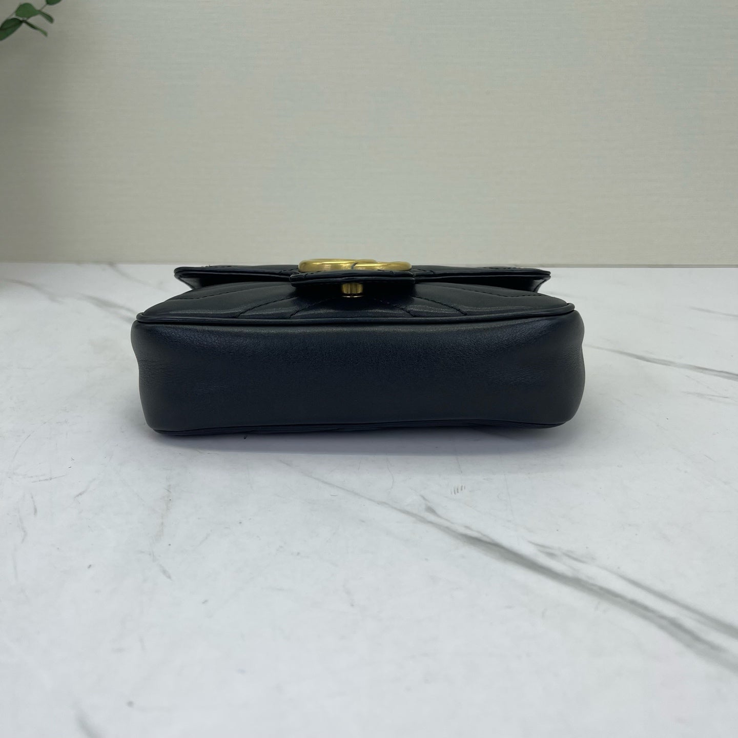 Gucci - Marmont - Leather - Black with Gold-Tone Hardware - (mini)
