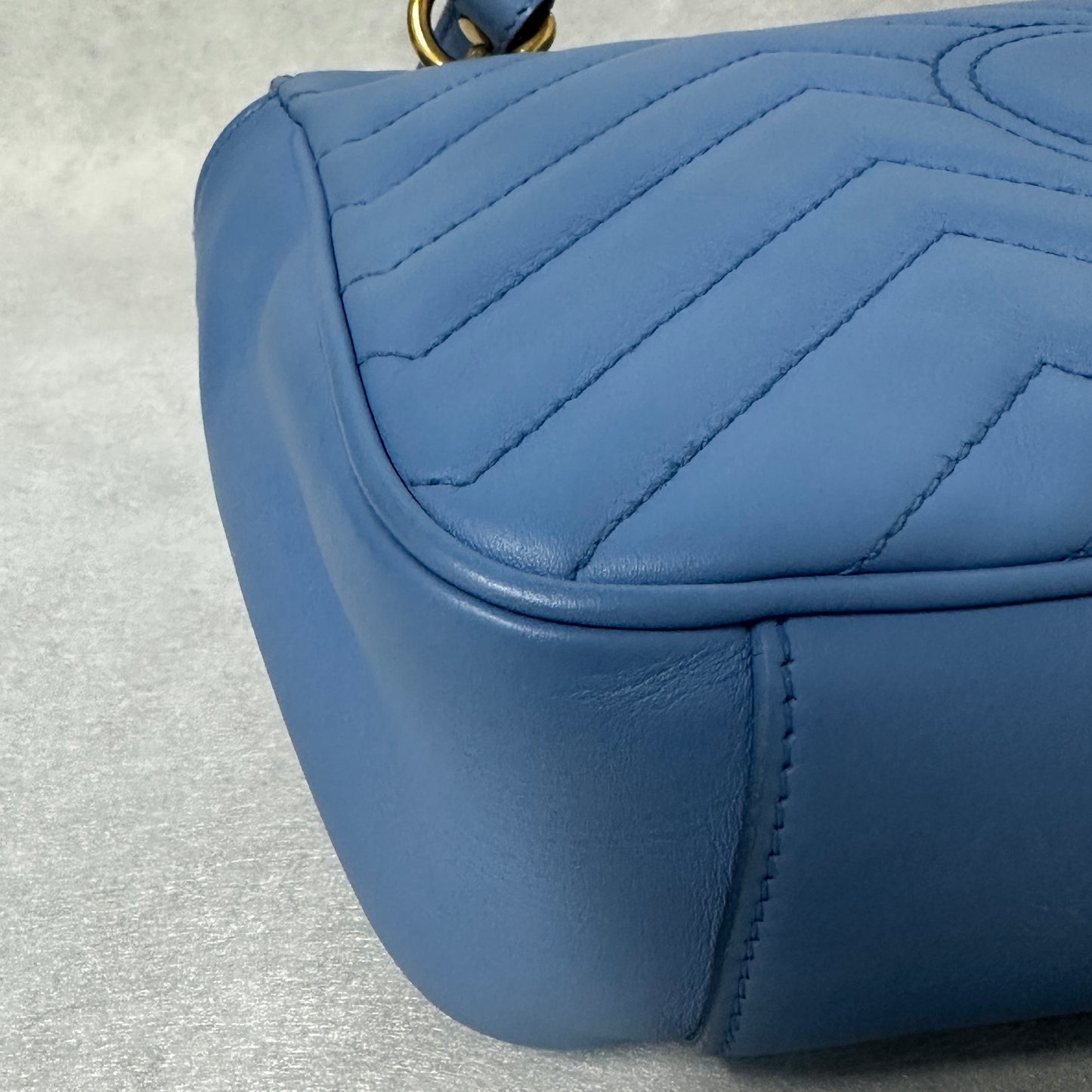 Gucci - Marmont - Leather - Blue - (medium)