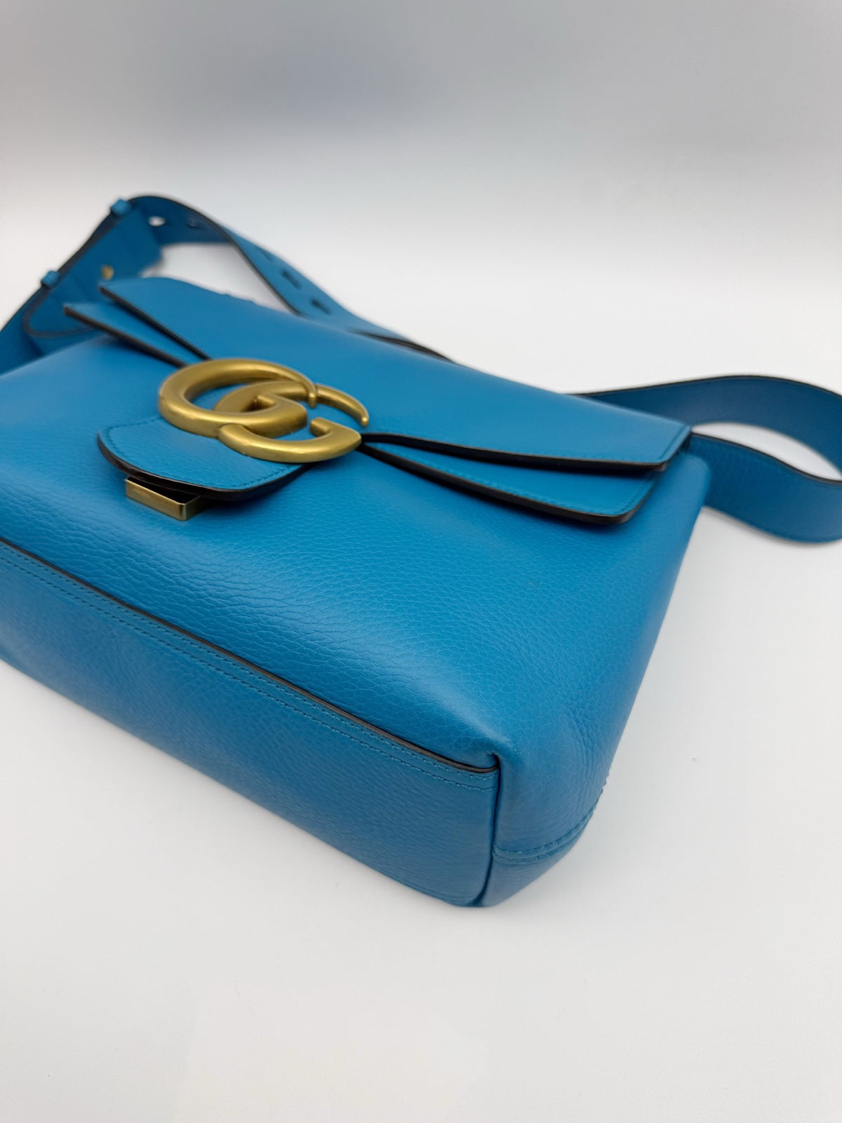 Gucci - Marmont - Leather - Blue - (medium)