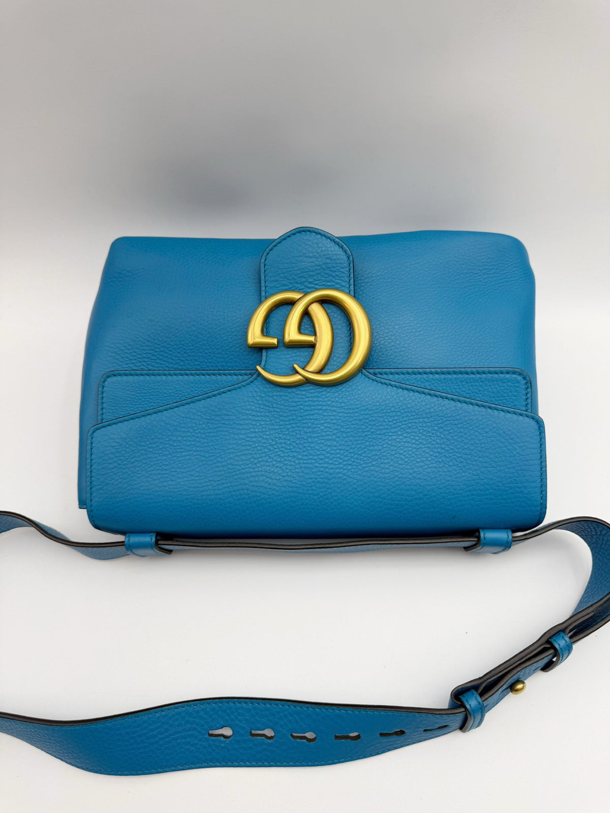 Gucci - Marmont - Leather - Blue - (medium)