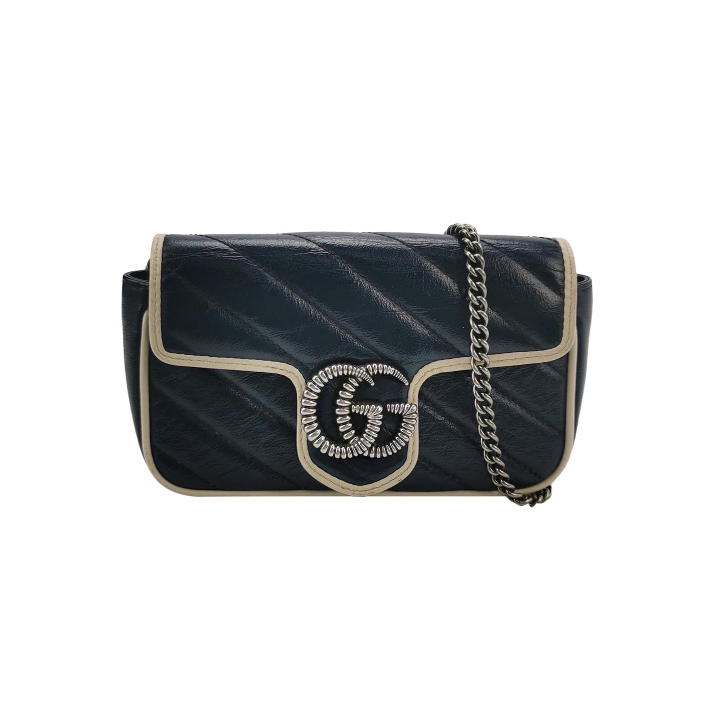 Gucci - Marmont - Leather - Blue - (mini)