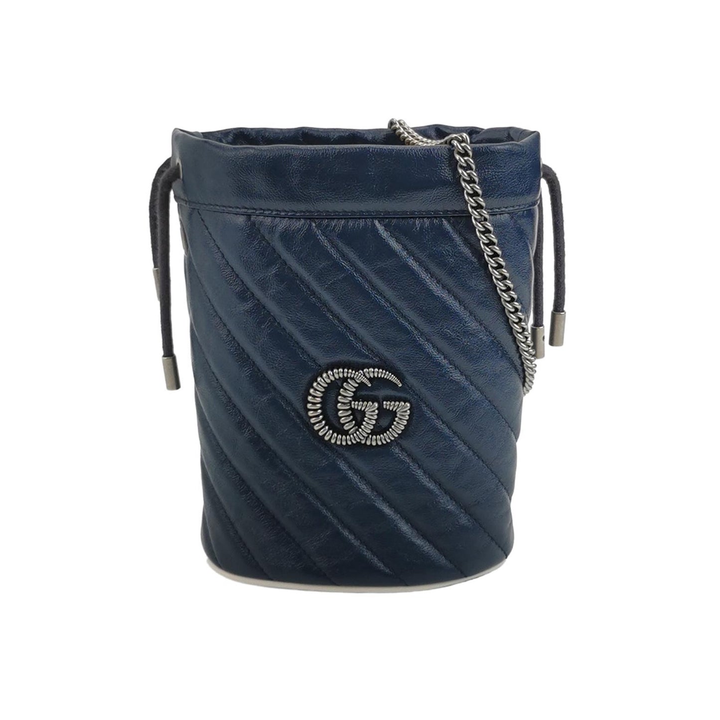 Gucci - Marmont - Leather - Blue - (mini)