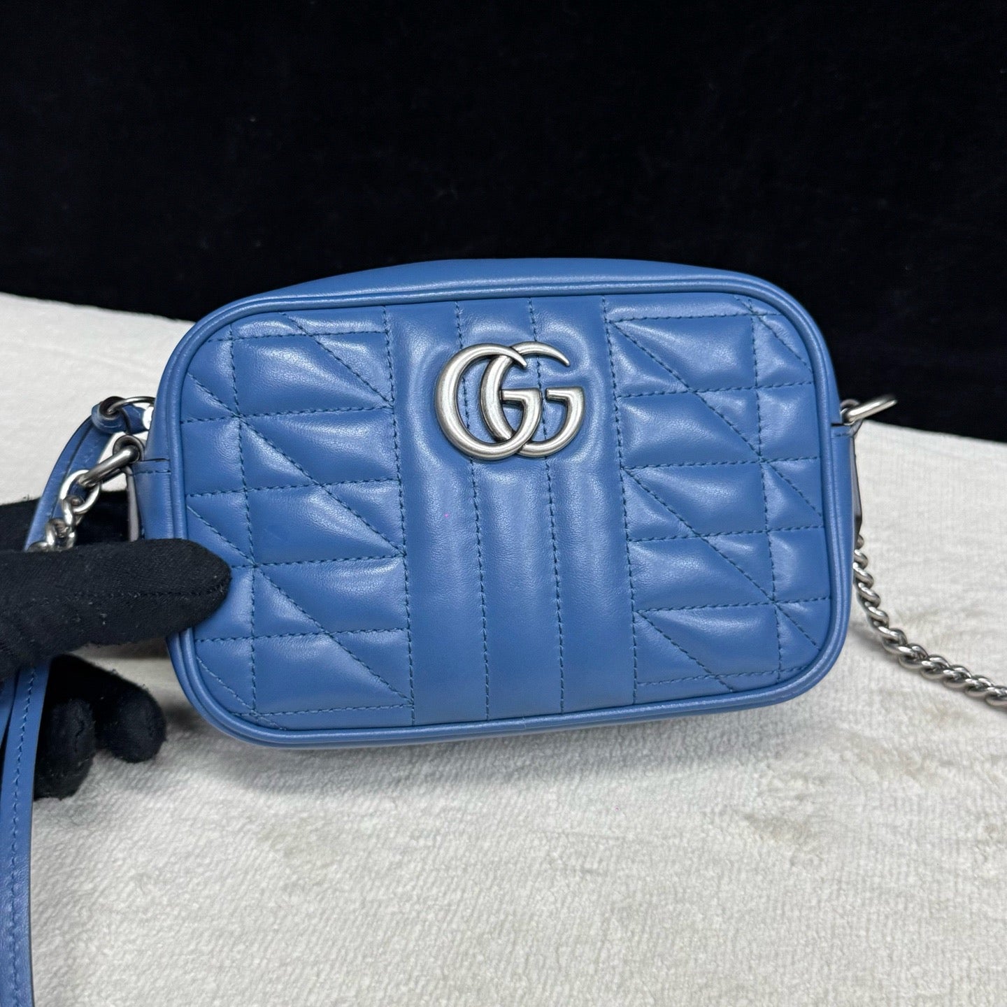Gucci - Marmont - Leather - Blue - (mini)