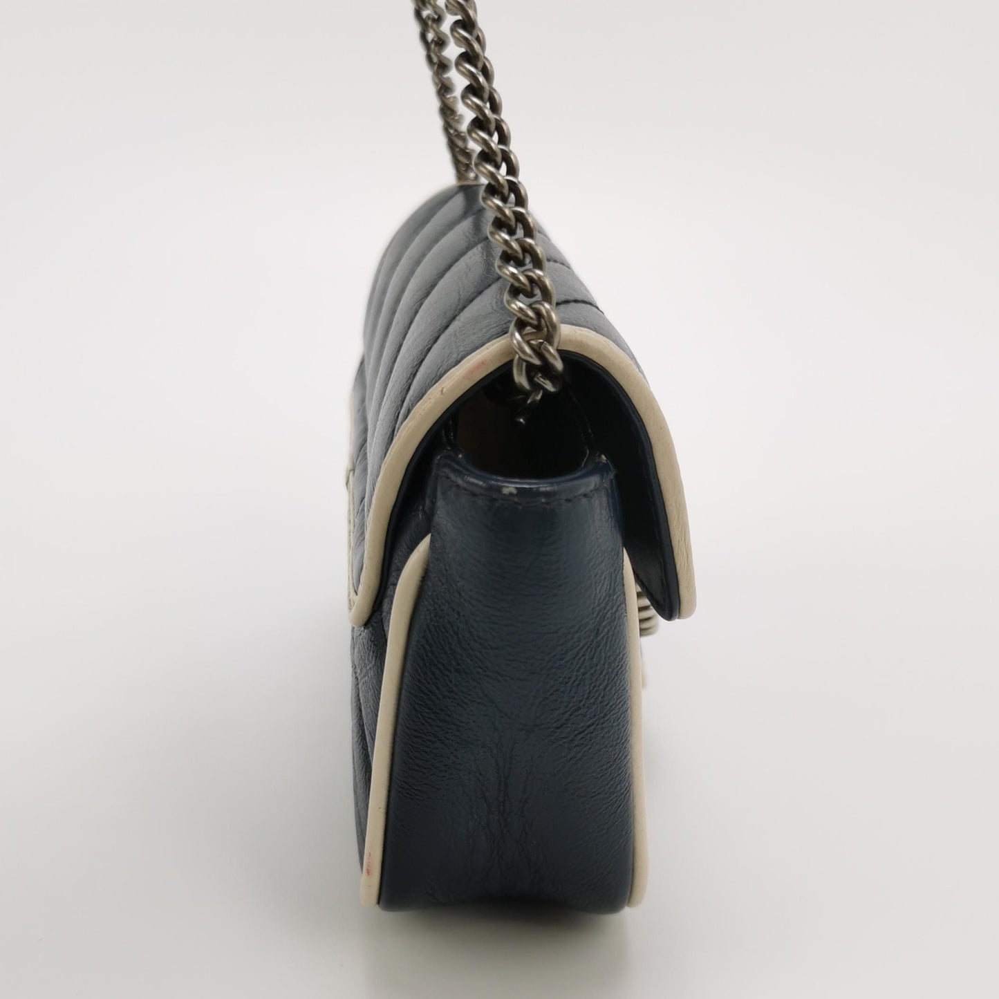 Gucci - Marmont - Leather - Blue - (mini)