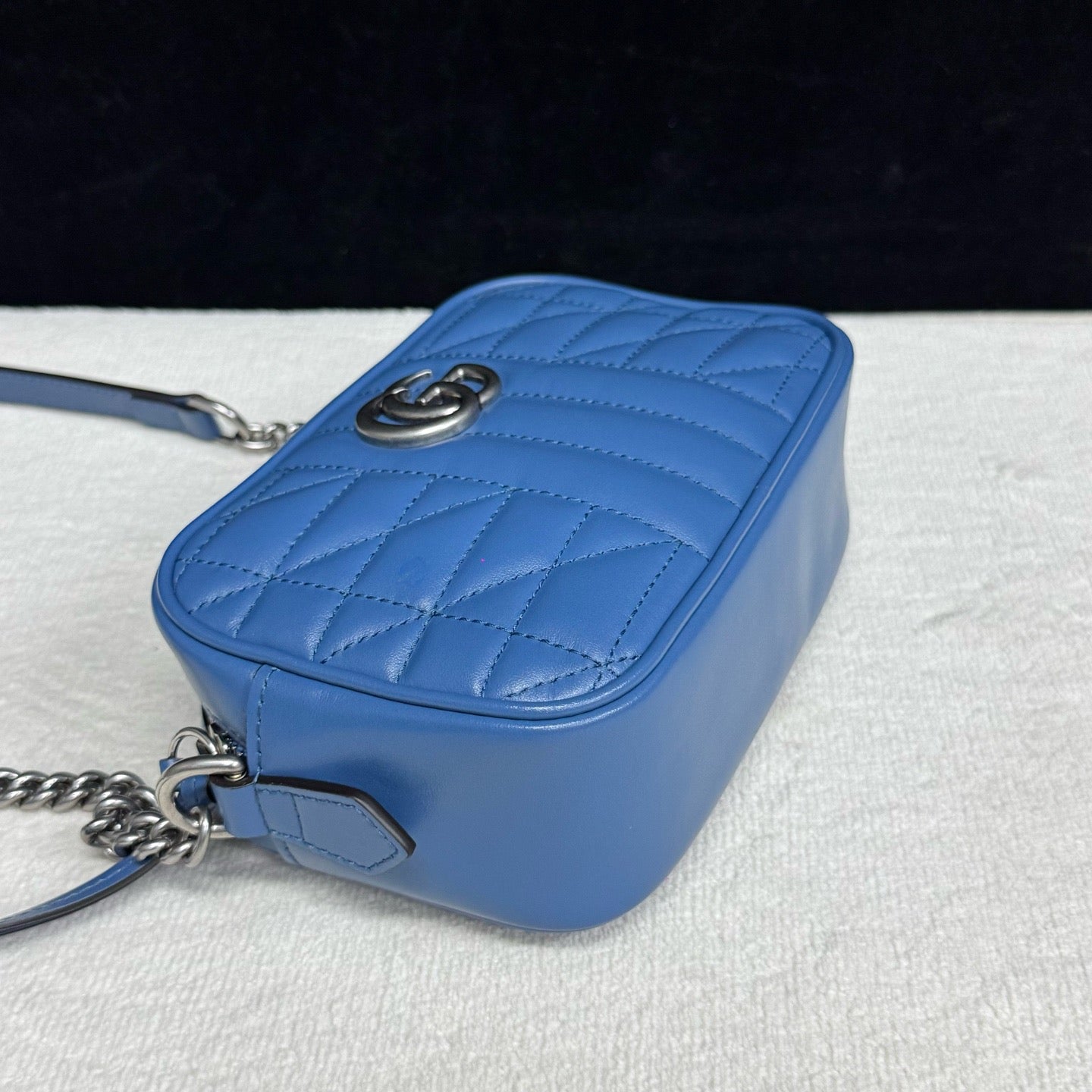 Gucci - Marmont - Leather - Blue - (mini)