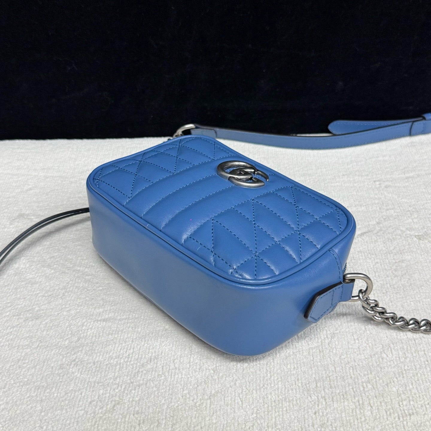 Gucci - Marmont - Leather - Blue - (mini)