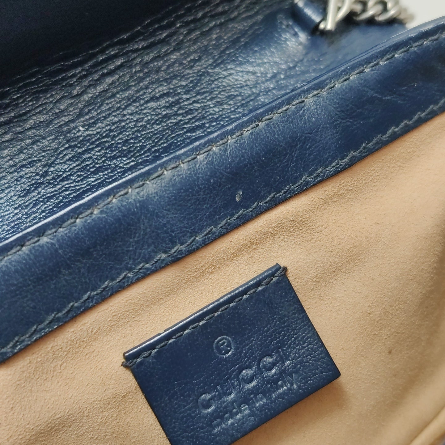 Gucci - Marmont - Leather - Blue - (mini)