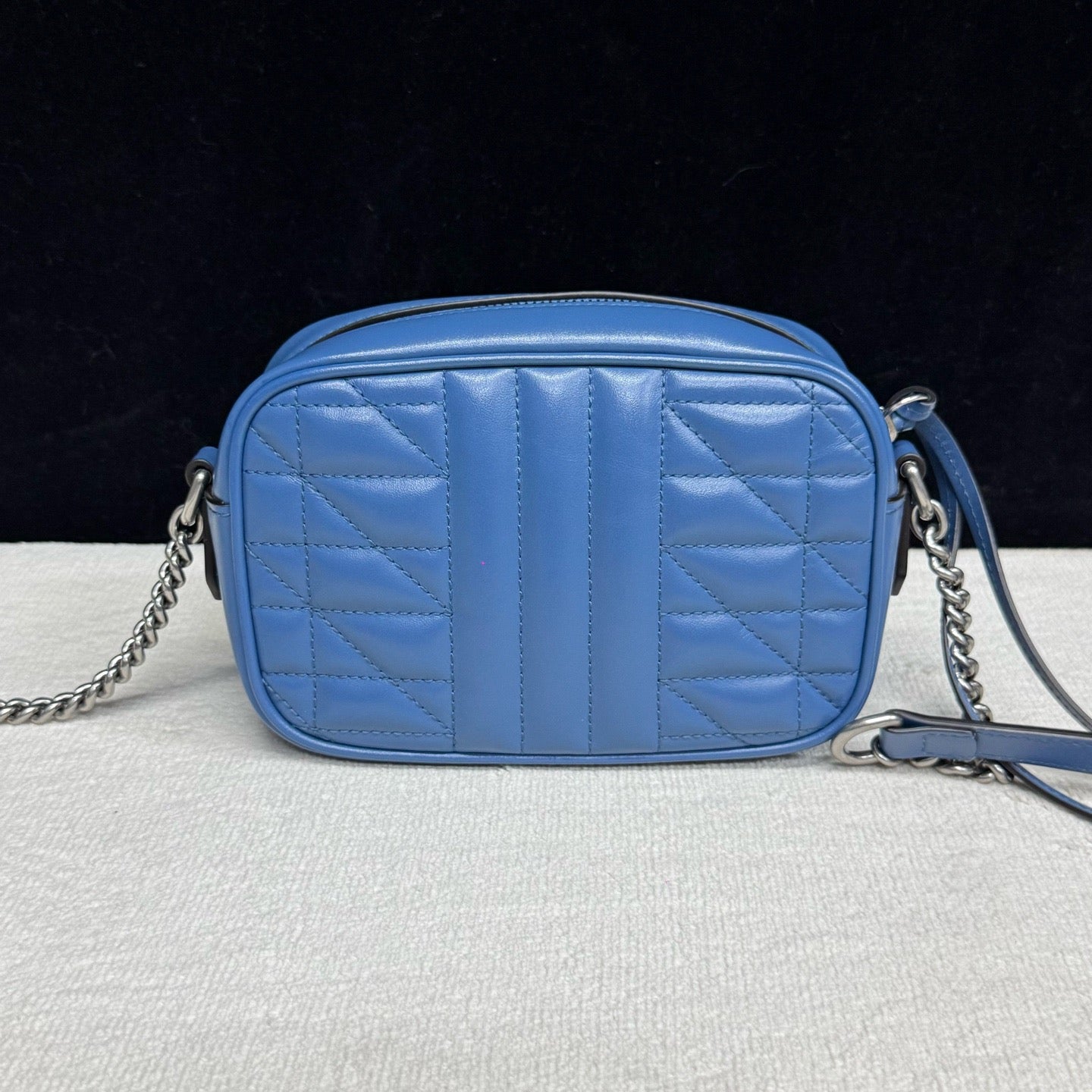 Gucci - Marmont - Leather - Blue - (mini)