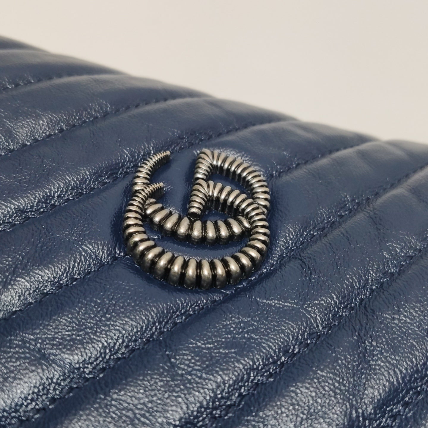 Gucci - Marmont - Leather - Blue - (mini)