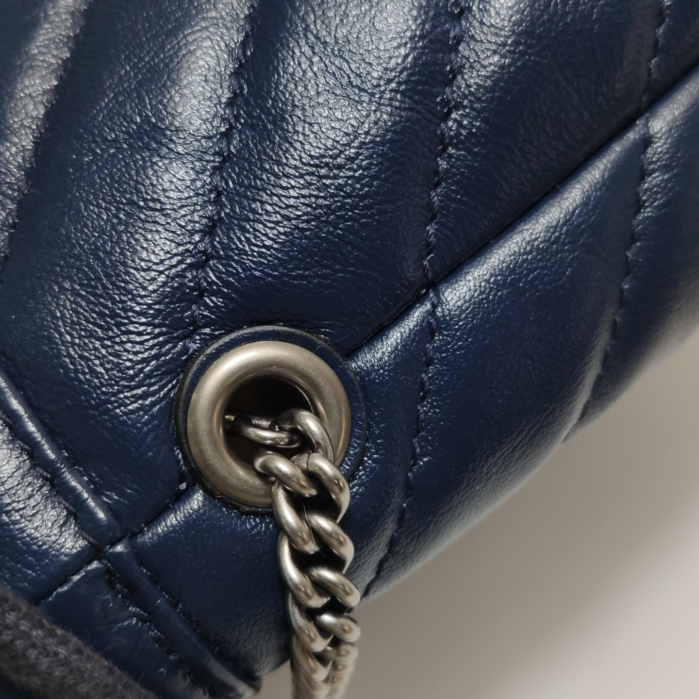 Gucci - Marmont - Leather - Blue - (mini)